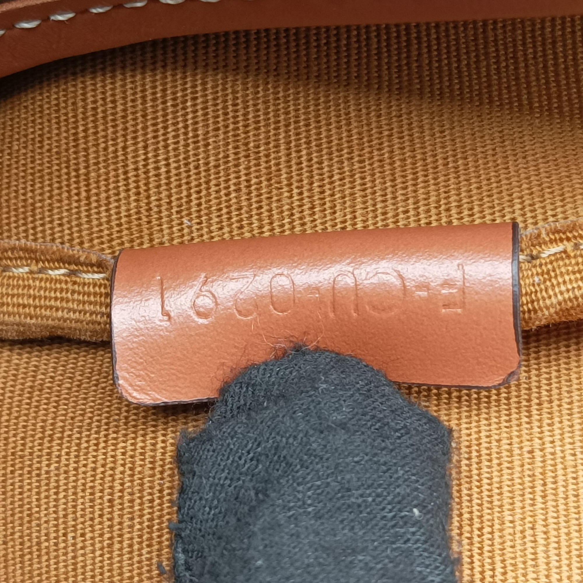 Small Bucket Brown PVC coated canvas×Leather F-CU-0221スモール バケット ブラウン PVCコーティングキャンバス×レザー F-CU-0221