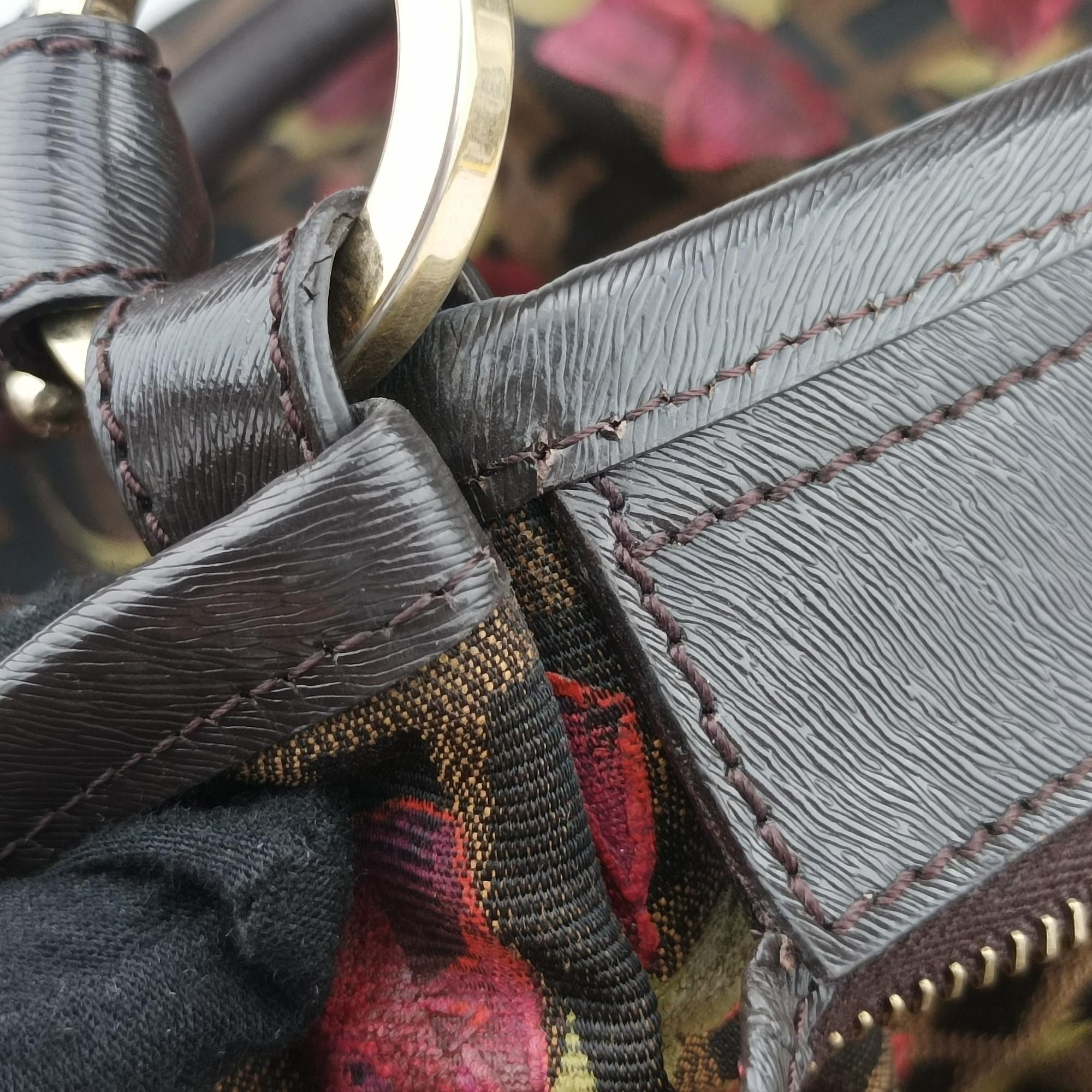 Zucca Print Brown×Multicolour canvas 8BH186 8BH186-DC8 108-2354ズッカ プリント ブラウン×マルチカラー キャンバス 8BH186 8BH186-DC8 108-2354