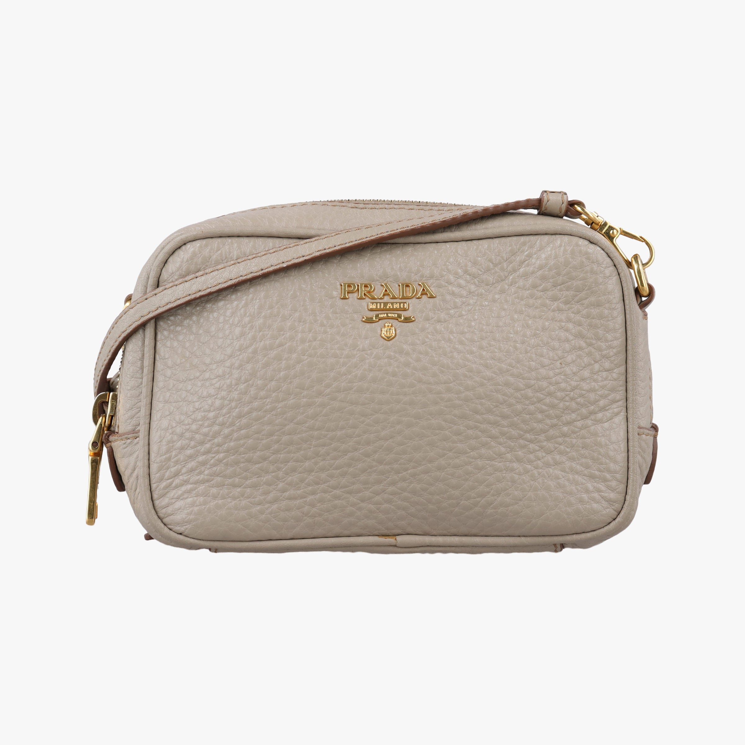 VITELLO PHENIX camera bag Beige Leather 1N1674 42ヴィッテロ フェニックス カメラバッグ ベージュ レザー 1N1674 42