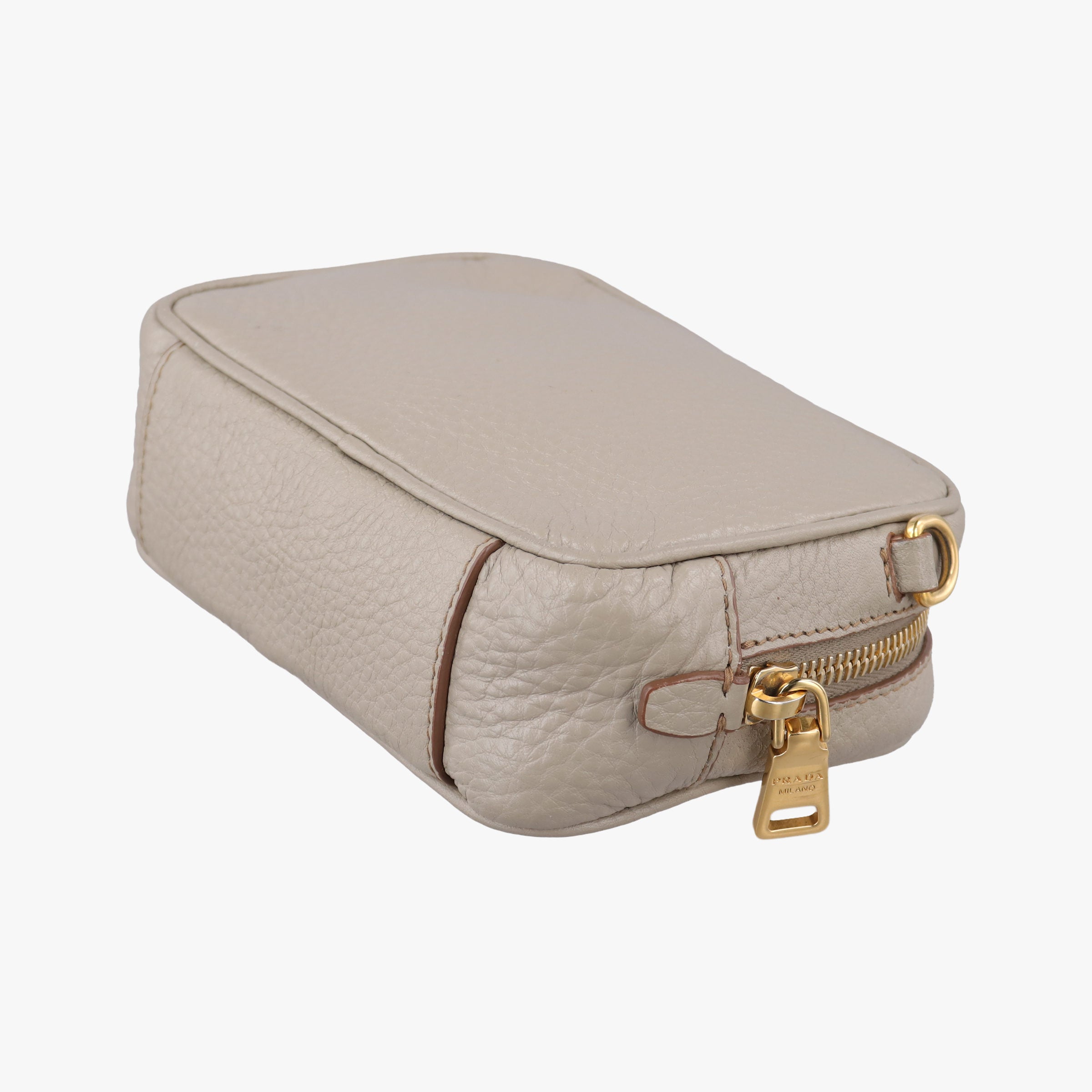 VITELLO PHENIX camera bag Beige Leather 1N1674 42ヴィッテロ フェニックス カメラバッグ ベージュ レザー 1N1674 42