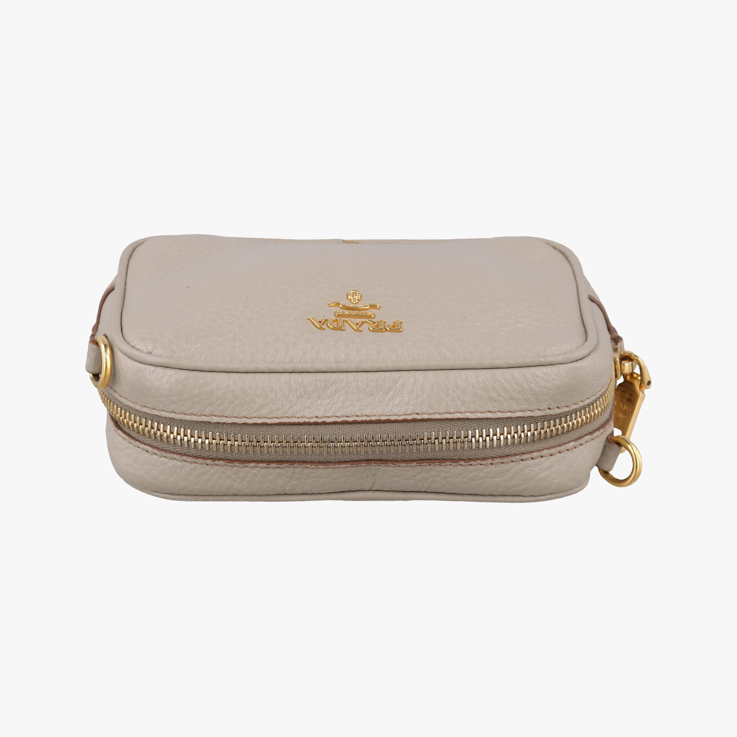 VITELLO PHENIX camera bag Beige Leather 1N1674 42ヴィッテロ フェニックス カメラバッグ ベージュ レザー 1N1674 42