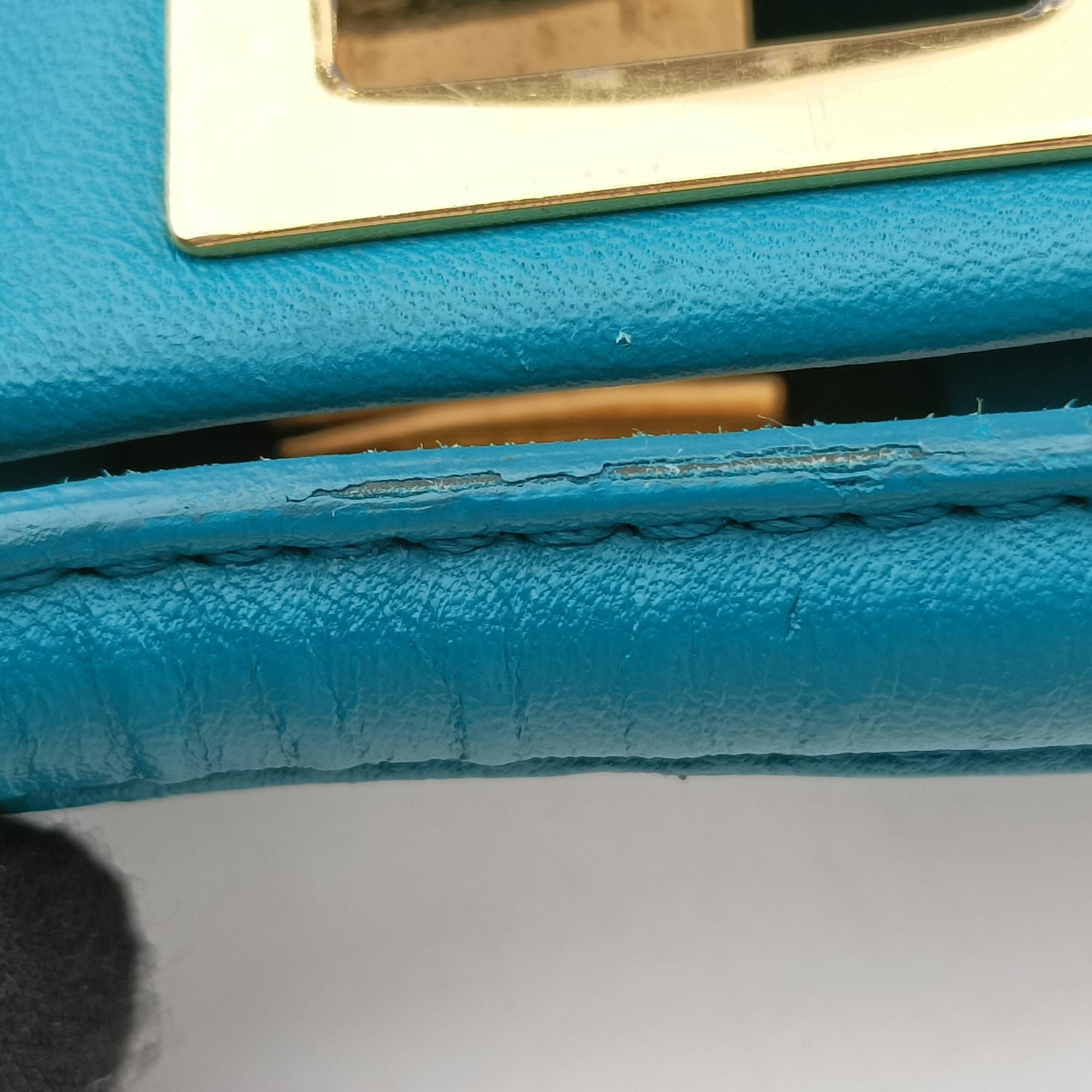PEEKABOO Blue Leather 8BN244 8BN244-K4P-149-2516ピーカブー ミニ ブルー レザー 8BN244 8BN244-K4P-149-2516