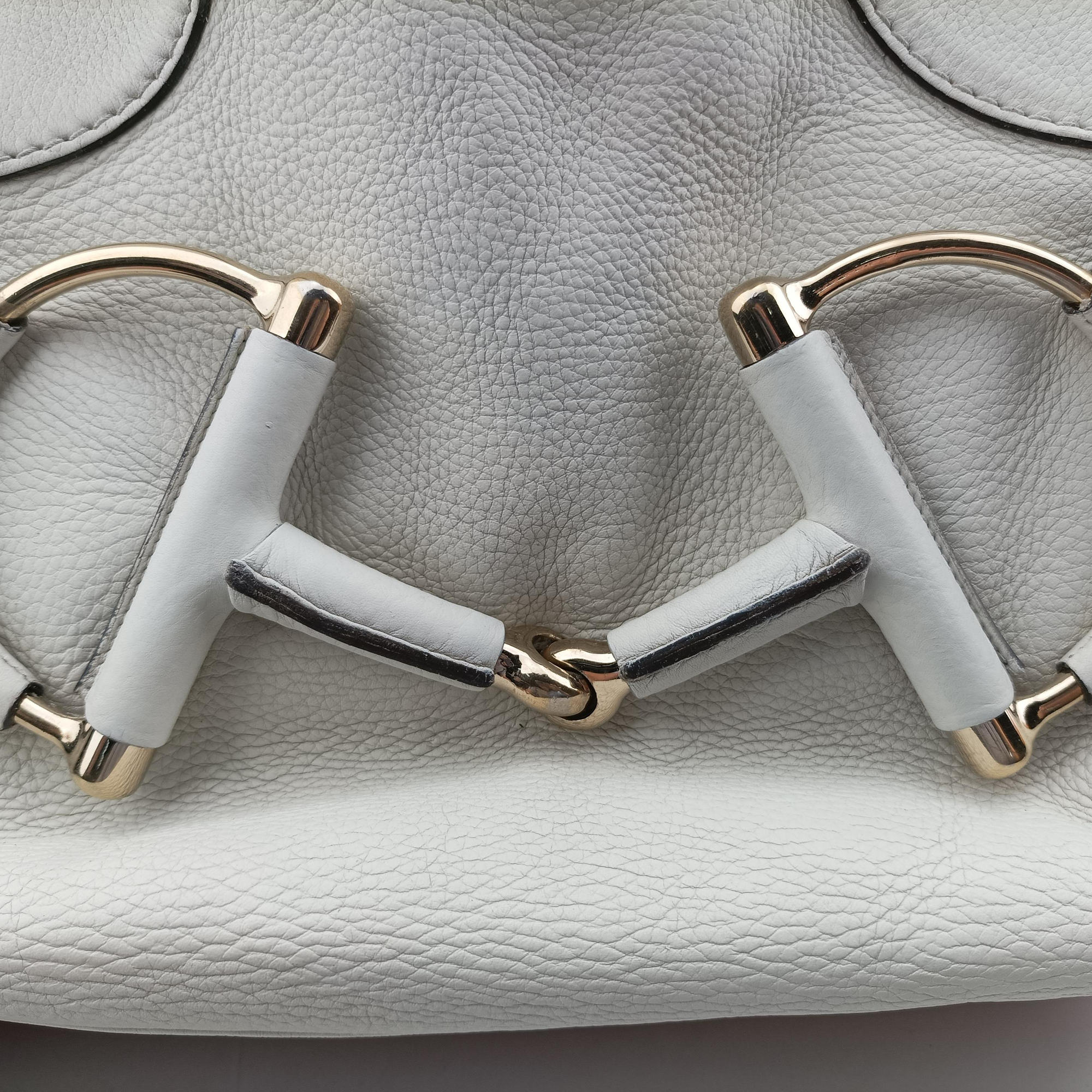 Heritage Horsebit Hobo White Leather 247604 E8276917ヘリテージ ホースビット ホーボー ホワイト レザー 247604 E8276917