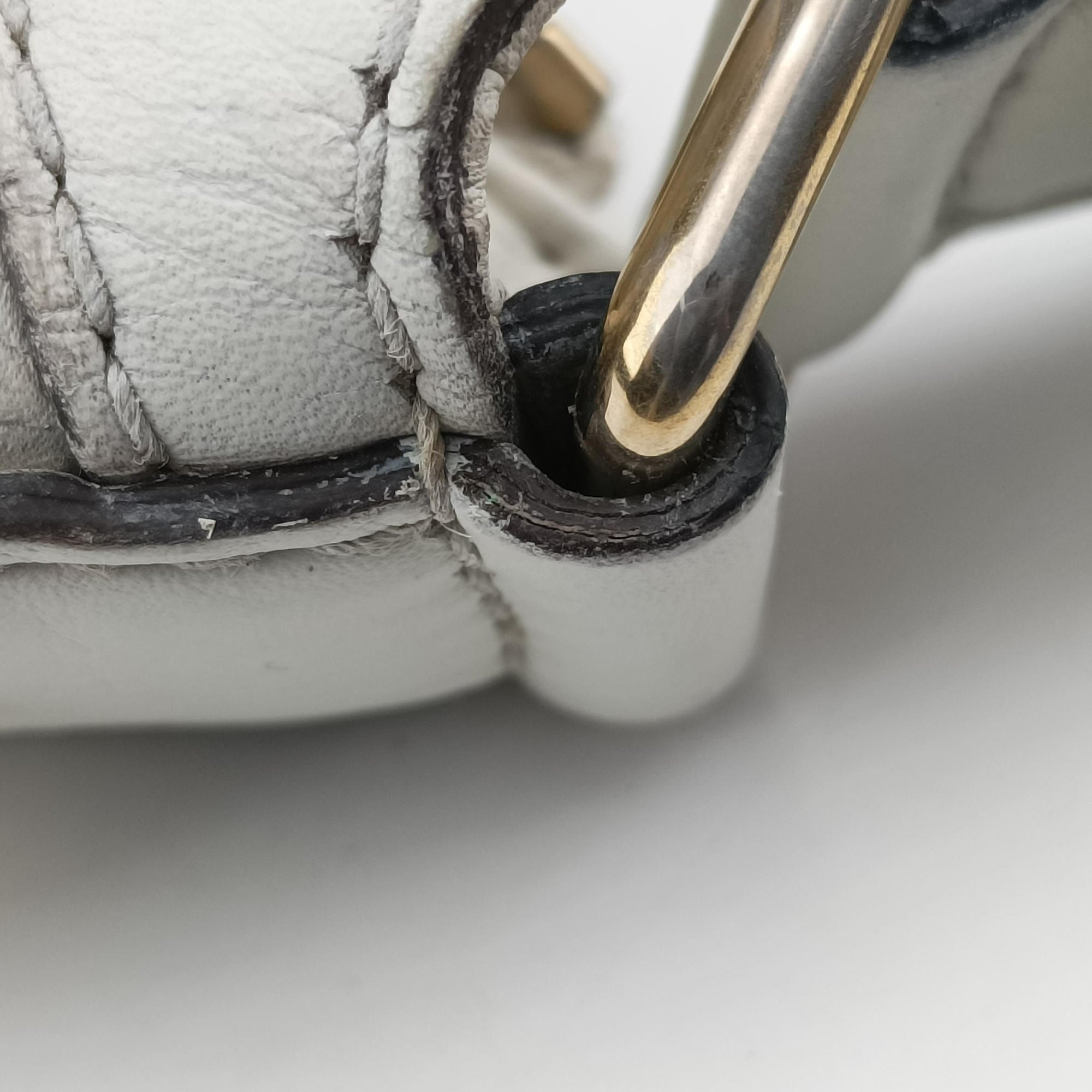 Heritage Horsebit Hobo White Leather 247604 E8276917ヘリテージ ホースビット ホーボー ホワイト レザー 247604 E8276917