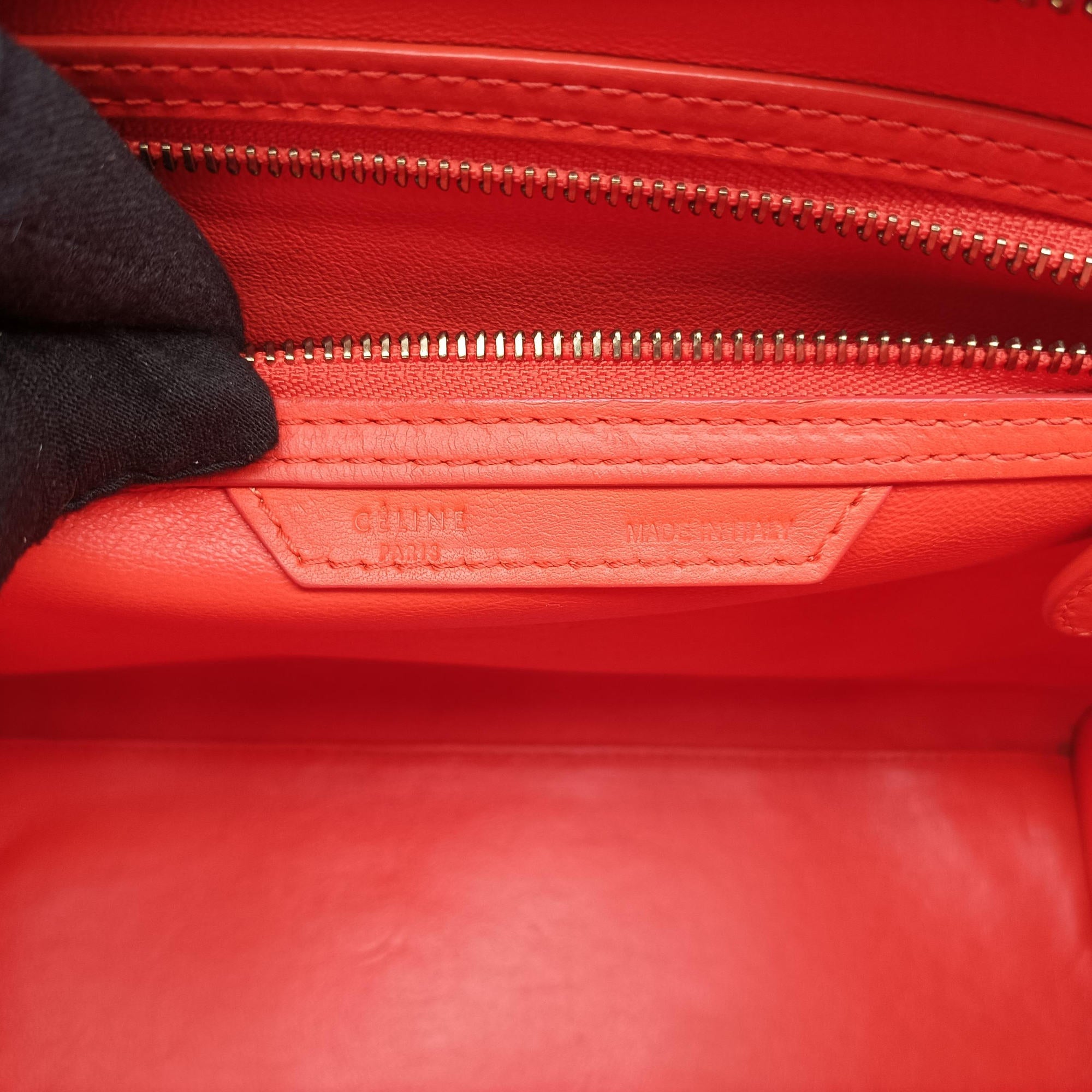 Luggage Mini Shopper Orange Leather S-CU-0113ラゲージミニショッパー オレンジ レザー S-CU-0113