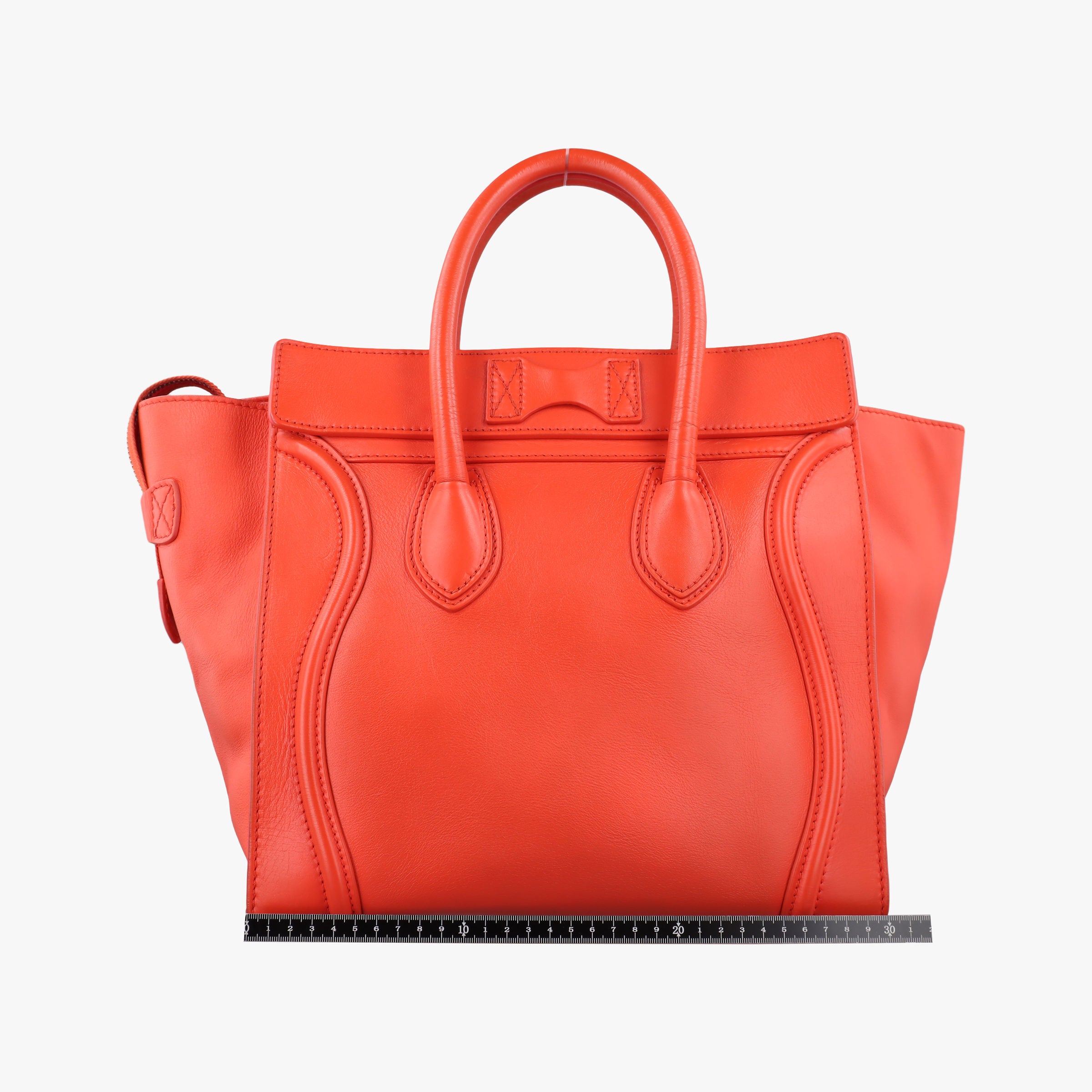 Luggage Mini Shopper Orange Leather S-CU-0113ラゲージミニショッパー オレンジ レザー S-CU-0113