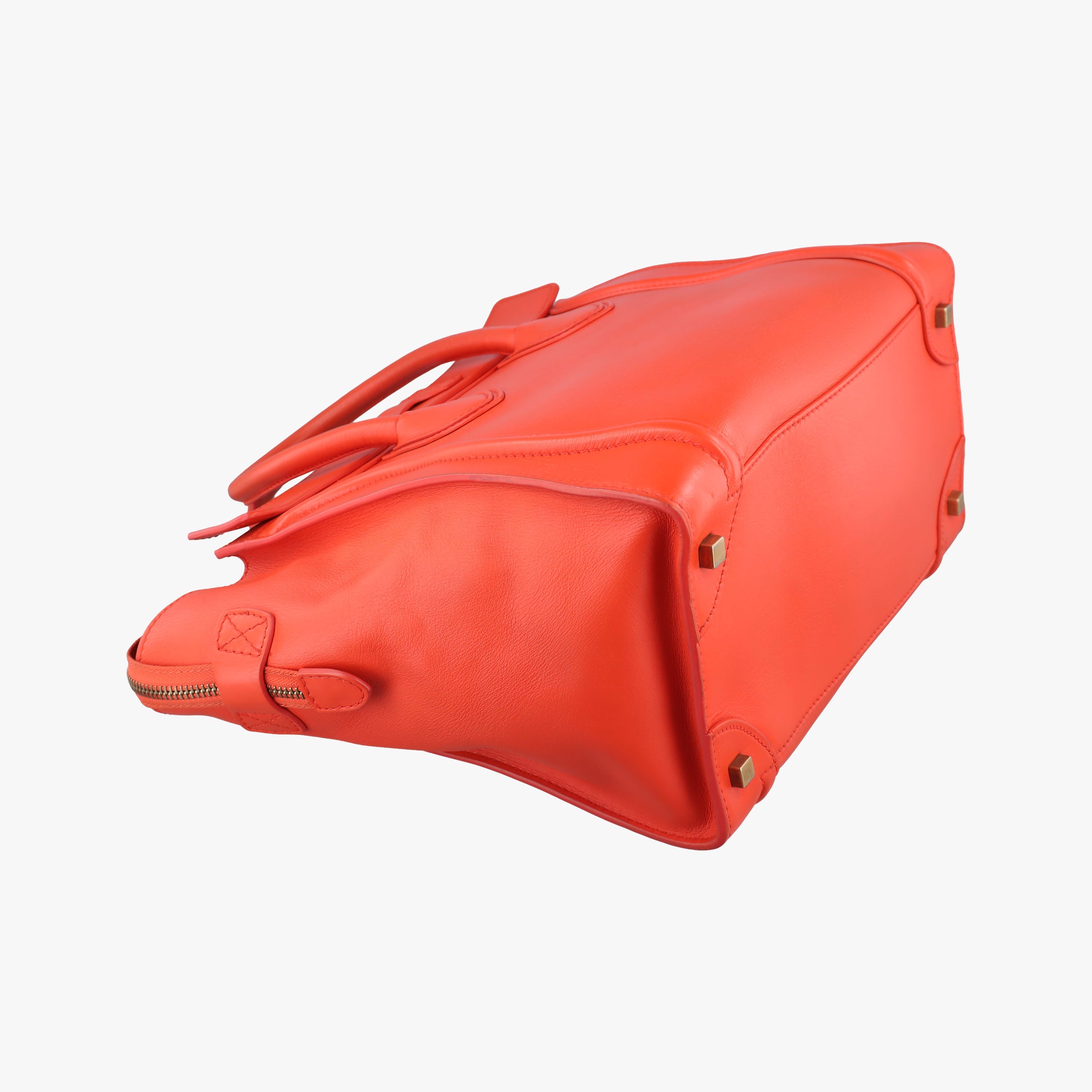 Luggage Mini Shopper Orange Leather S-CU-0113ラゲージミニショッパー オレンジ レザー S-CU-0113