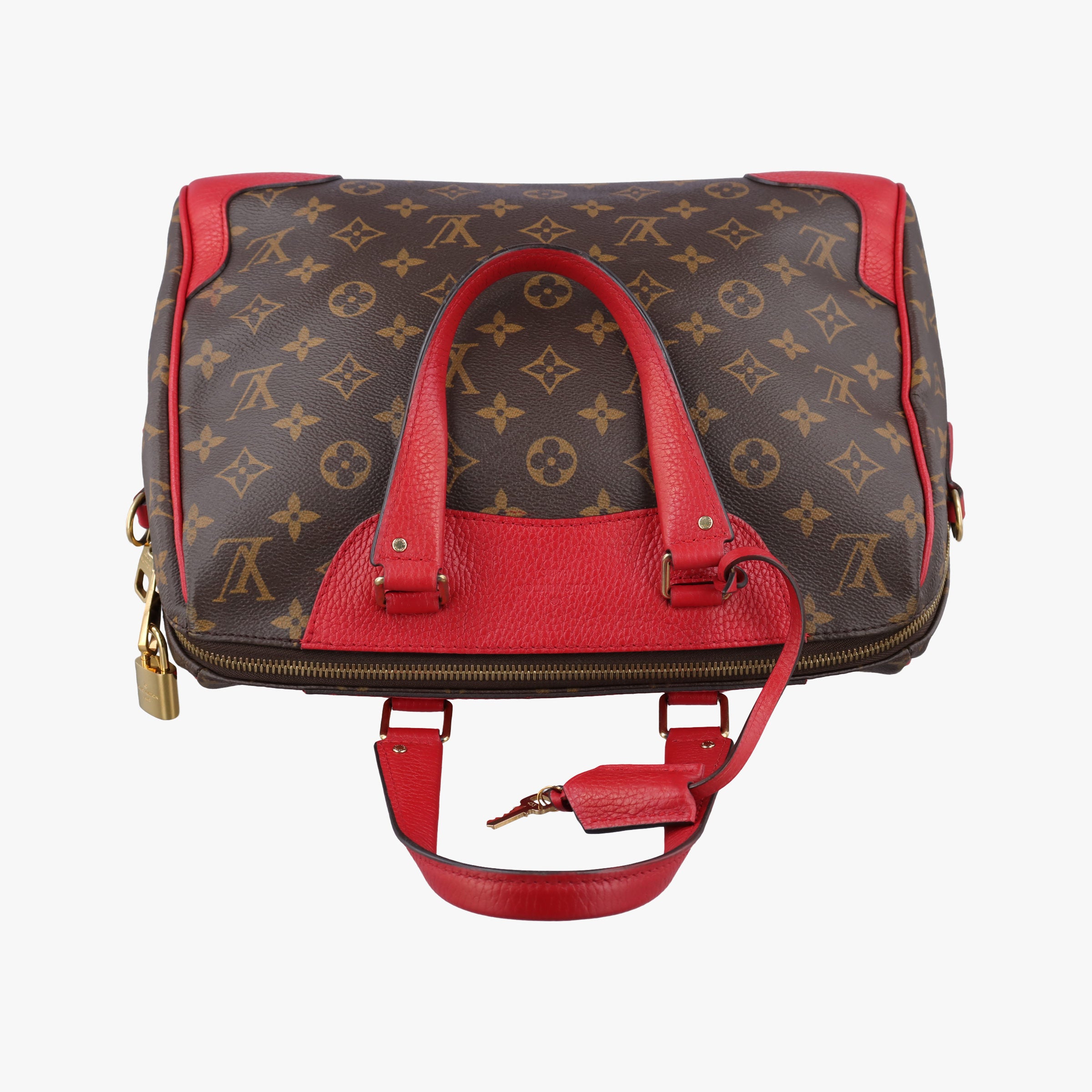 RETIRO PM brown×CERISE Monogram Canvas×calf leather M40546 AH0116レティーロPM モノグラム/ブラウン×スリーズ モノグラムキャンバス×カーフレザー M40546 AH0116