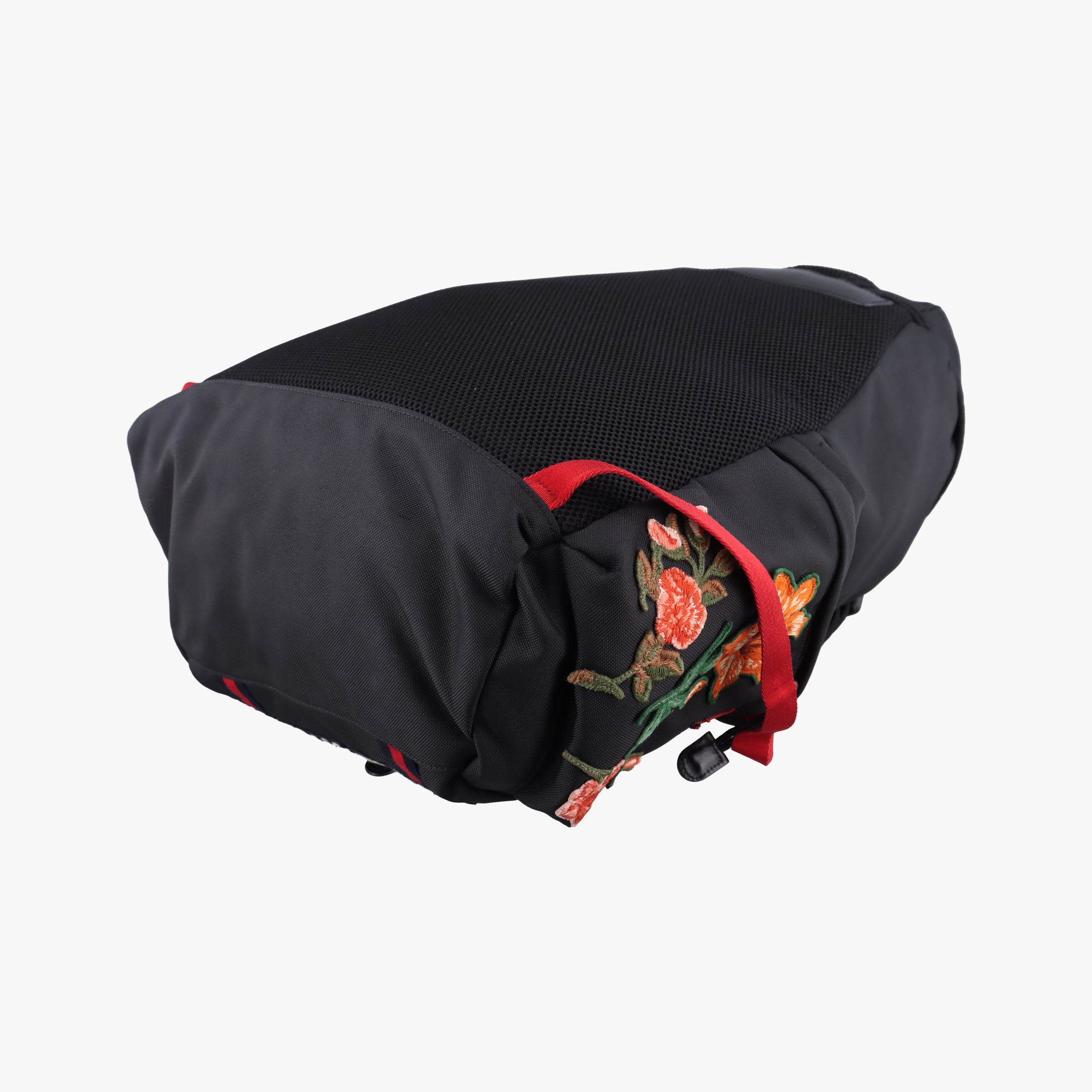 Embroidered Tiger Web Sherry Line Black×Multicolour canvas 429037 E022463164シェリーライン エンブロイダリータイガー ブラック×マルチカラー キャンバス 429037 E022463164