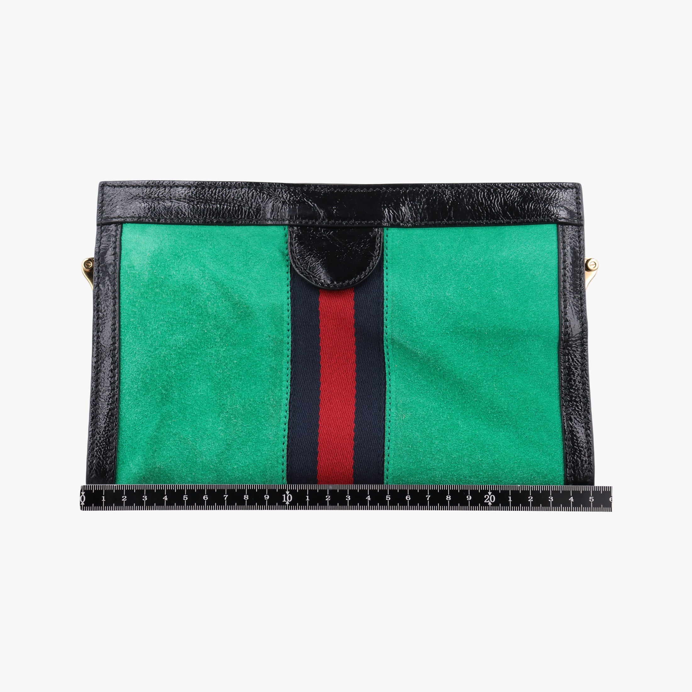 Ophidia Green×black×red Suede×leather 503877 I024101446オフィディア グリーン×ブラック×レッド スエード×レザー 503877 I024101446