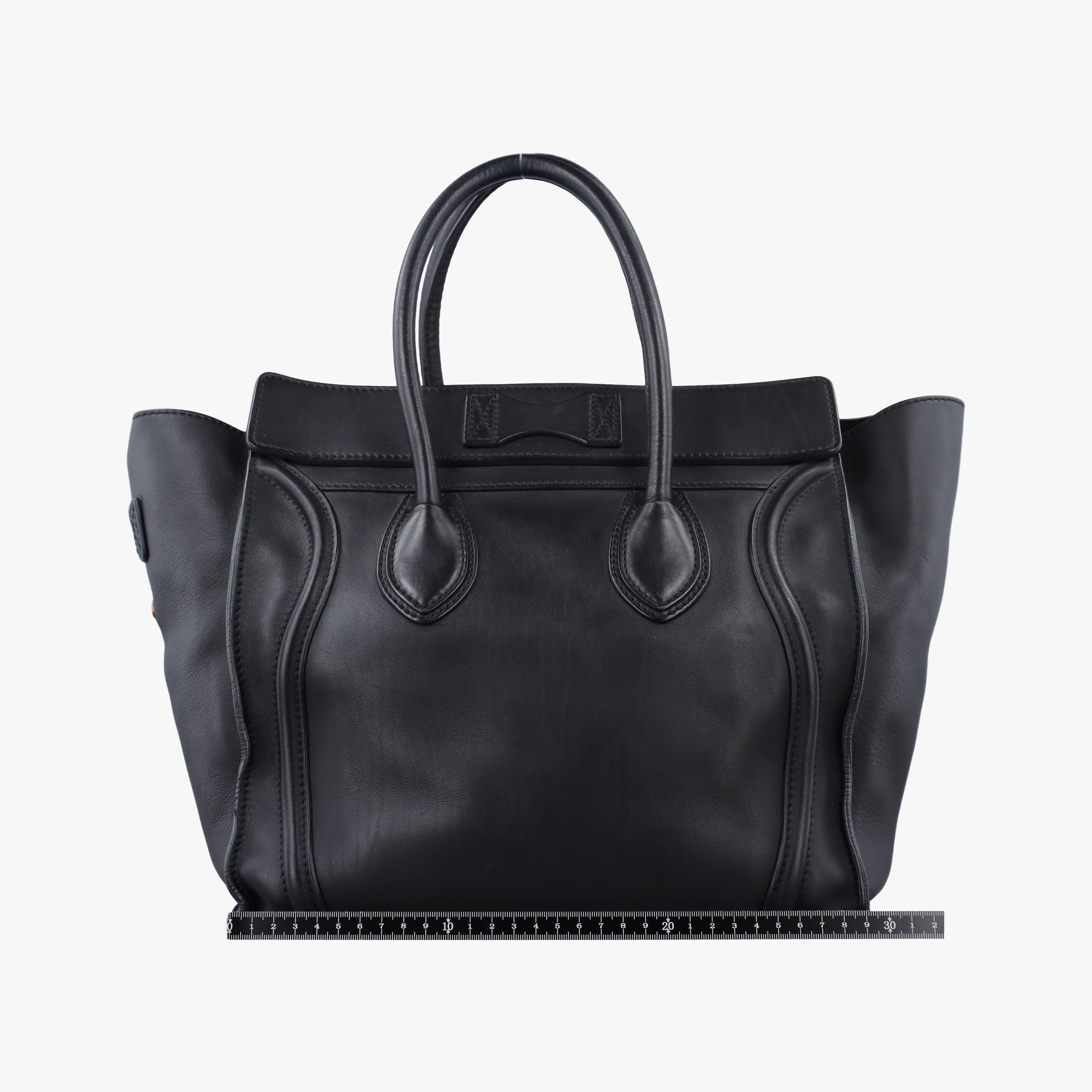 Luggage Mini Shopper Black Leather S-SN-0131 U-UP-0141ラゲージミニショッパー ブラック レザー S-SN-0131 U-UP-0141