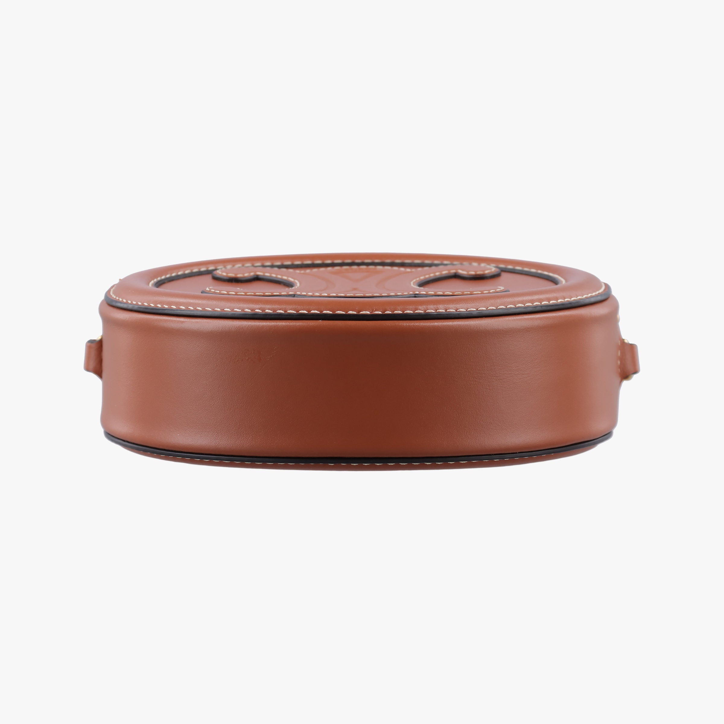Oval Purse Cuir Triomphe Brown Leather U-SL-0262オーバルパース キュイル トリオンフ ブラウン レザー U-SL-0262