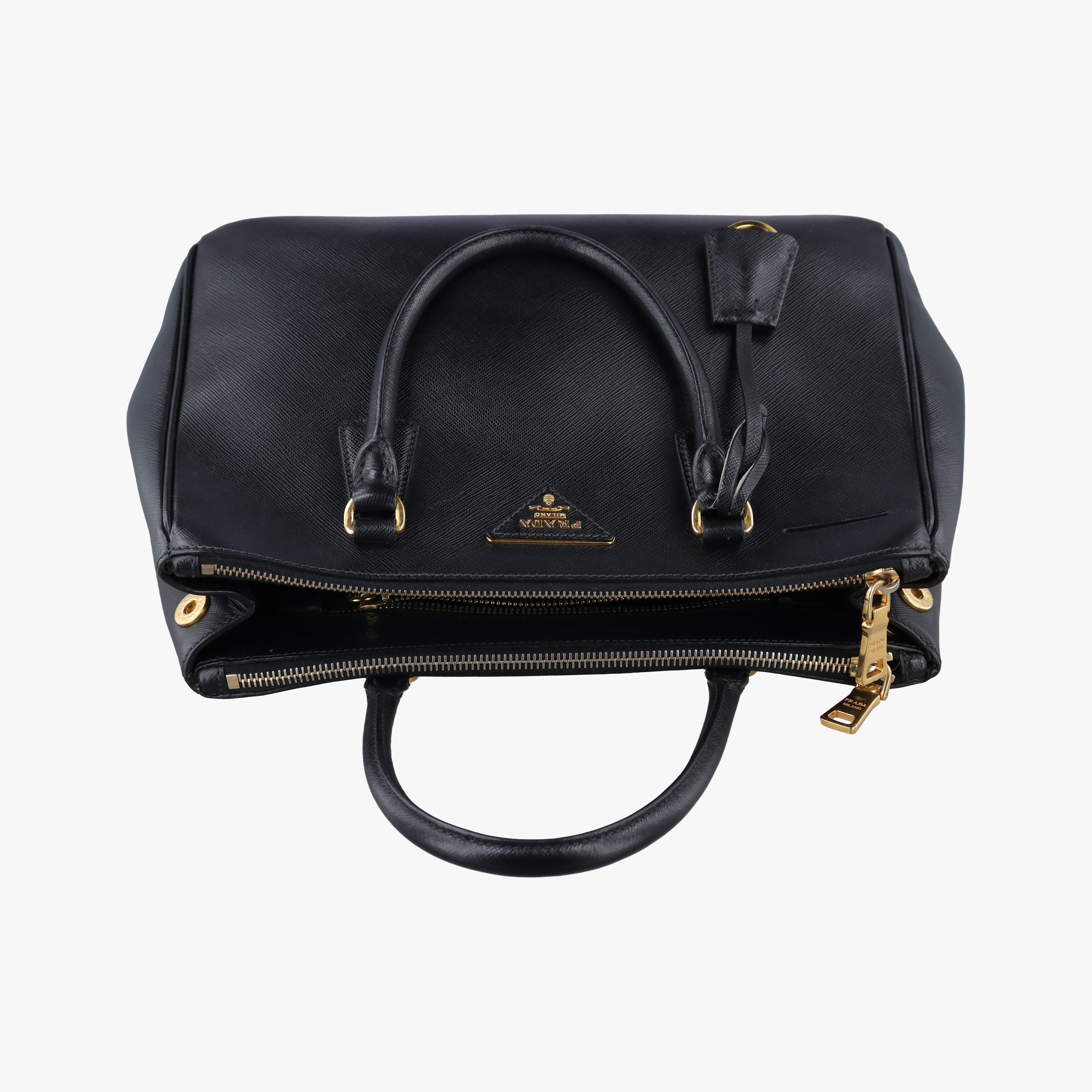 Galleria Black SAFFIANO Leather BN2274 117ガレリア ブラック サフィアーノレザー BN2274 117