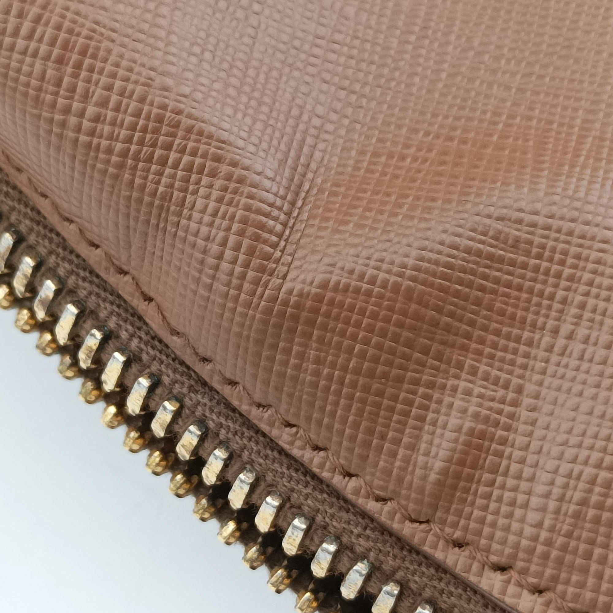 Promenade Brown×Beige SAFFIANO Leather BL0837 180 10プロムナード ブラウン×ベージュ サフィアーノレザー BL0837 180 10