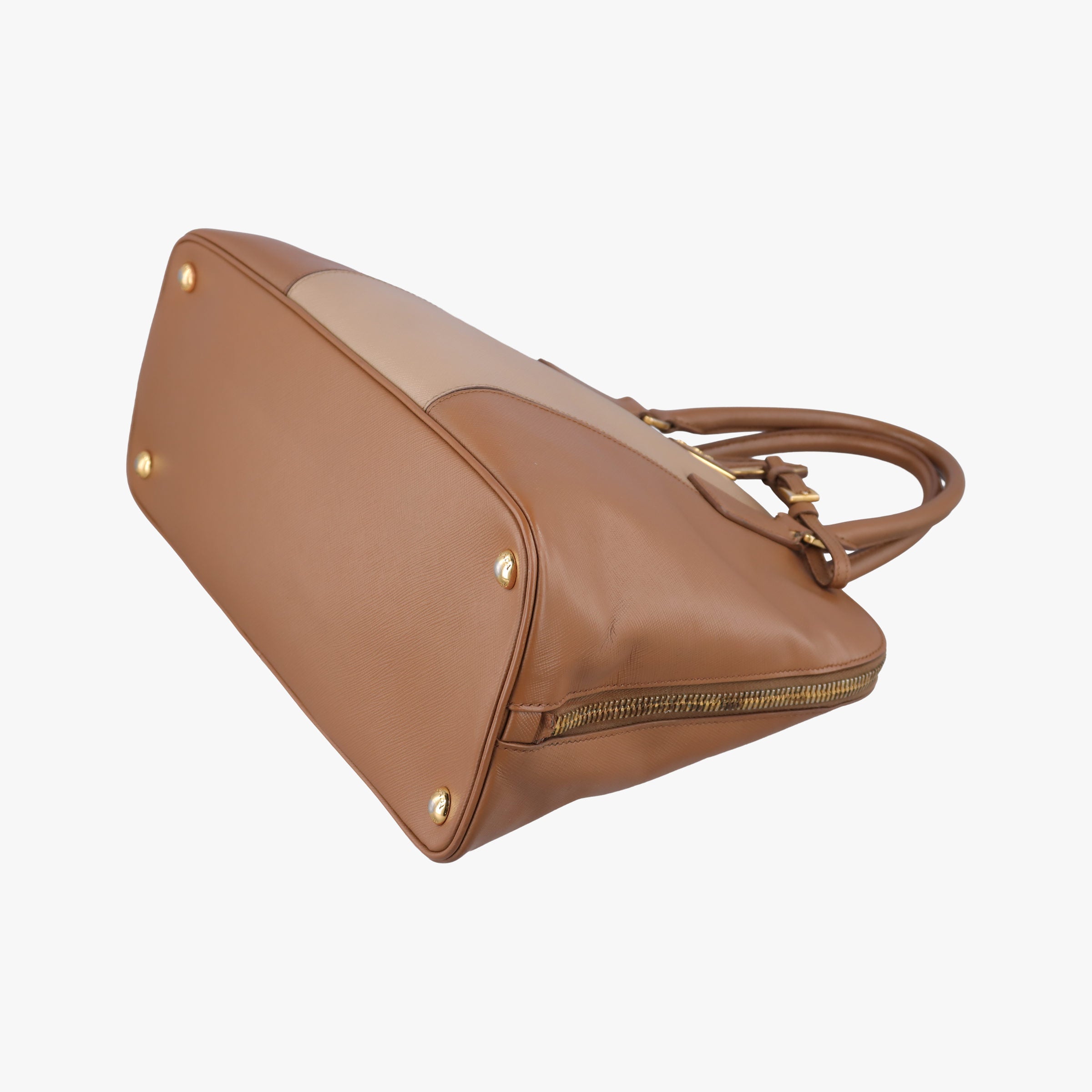 Promenade Brown×Beige SAFFIANO Leather BL0837 180 10プロムナード ブラウン×ベージュ サフィアーノレザー BL0837 180 10