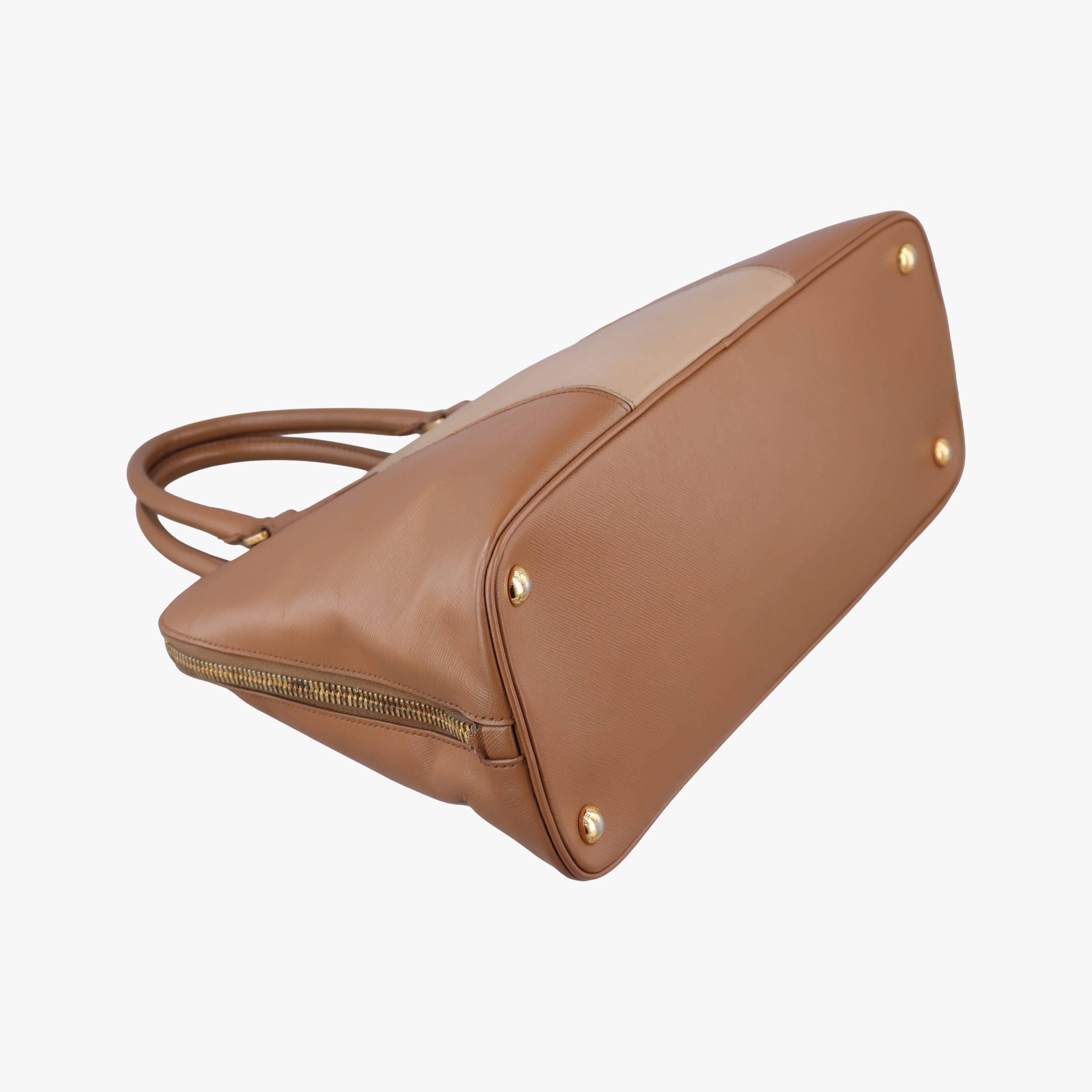 Promenade Brown×Beige SAFFIANO Leather BL0837 180 10プロムナード ブラウン×ベージュ サフィアーノレザー BL0837 180 10