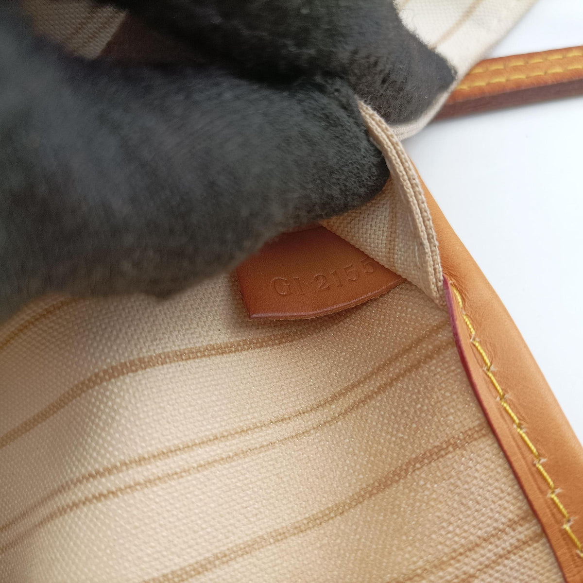 Neverfull MM Azur Damier Canvas N51107 GI2155ネヴァーフルMM アズール ダミエキャンバス N51107 GI2155