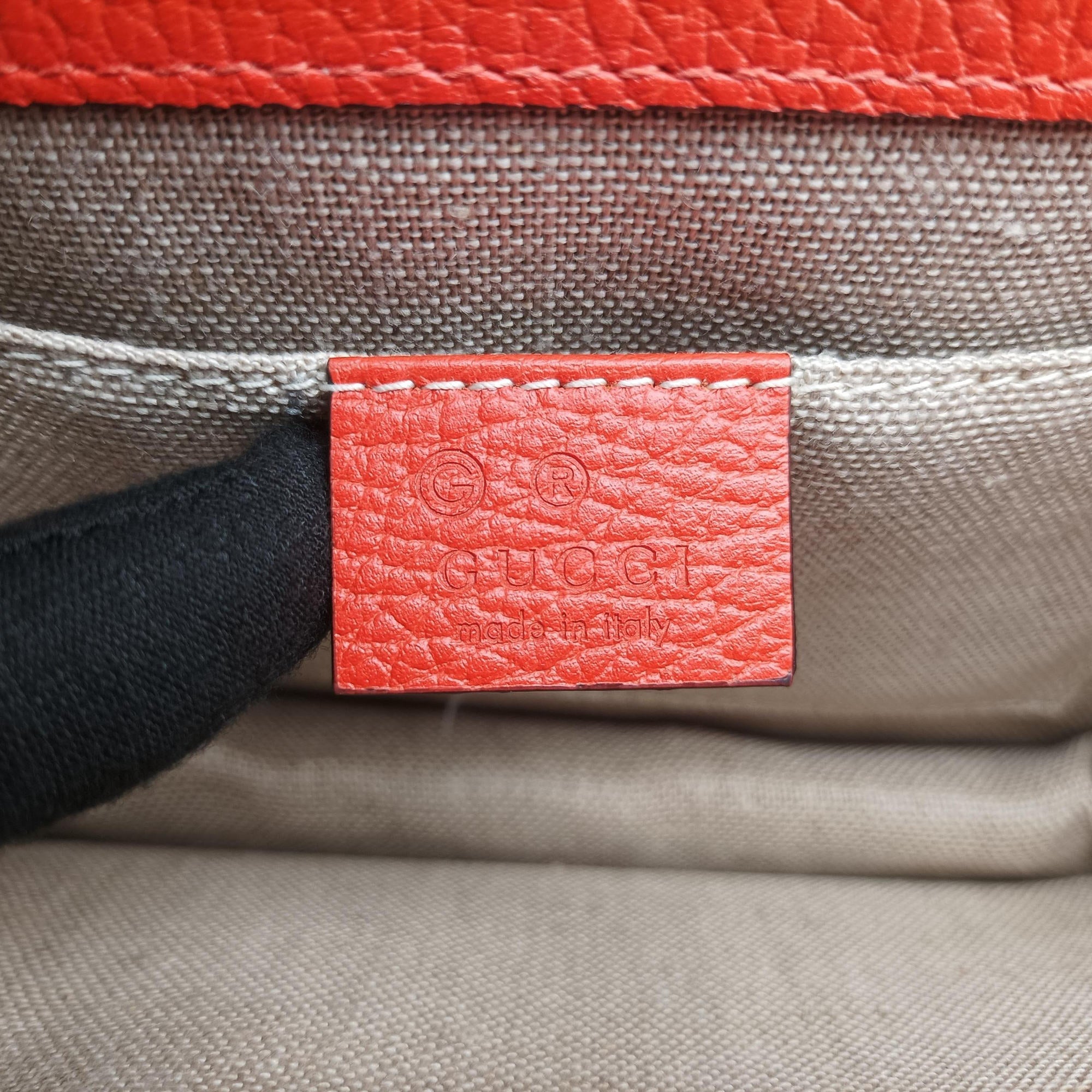Interlocking G Orange Leather 510304 H025941460インターロッキングG オレンジ レザー 510304 H025941460