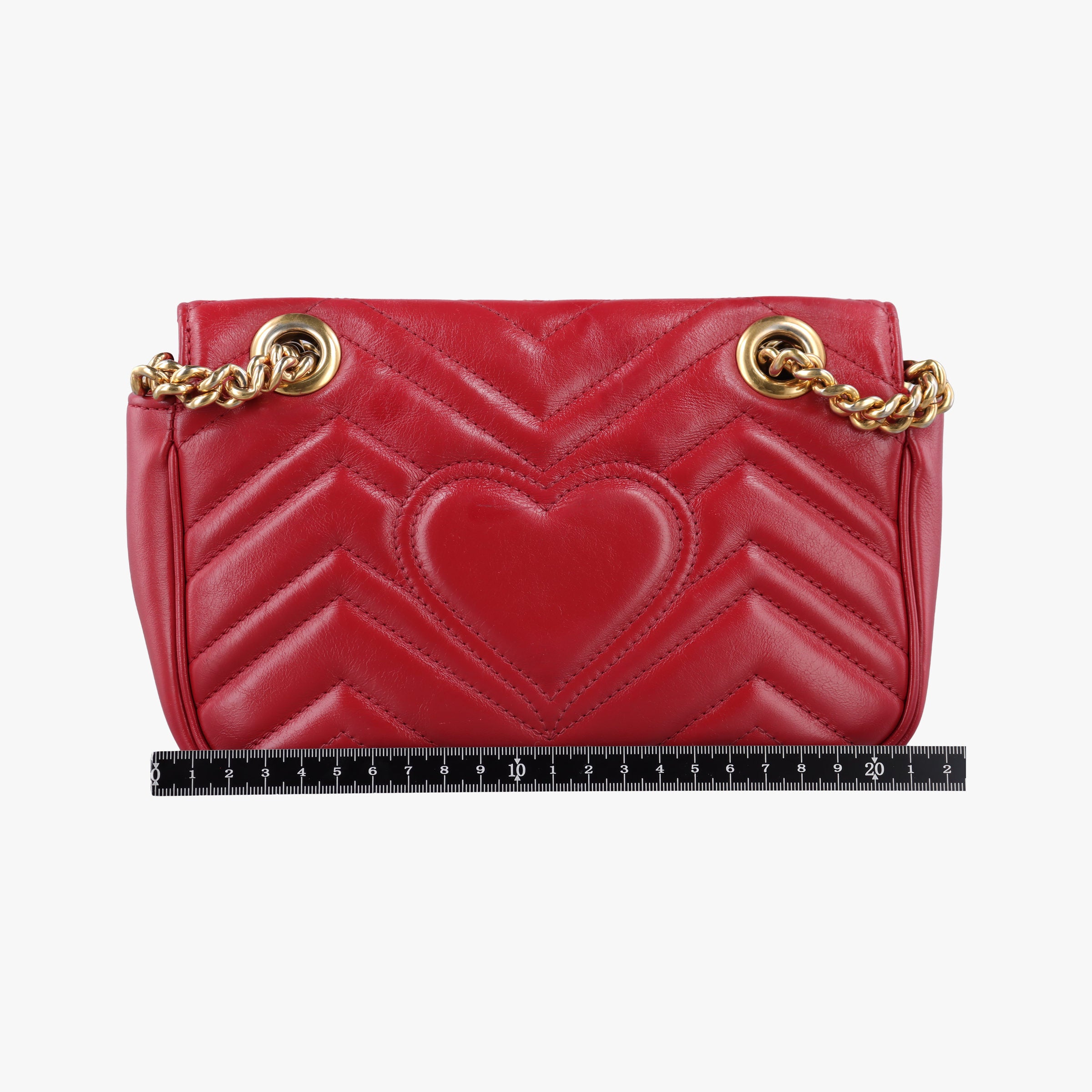 GG Marmont Red Leather 446744 A020098575GGマーモント レッド レザー 446744 A020098575