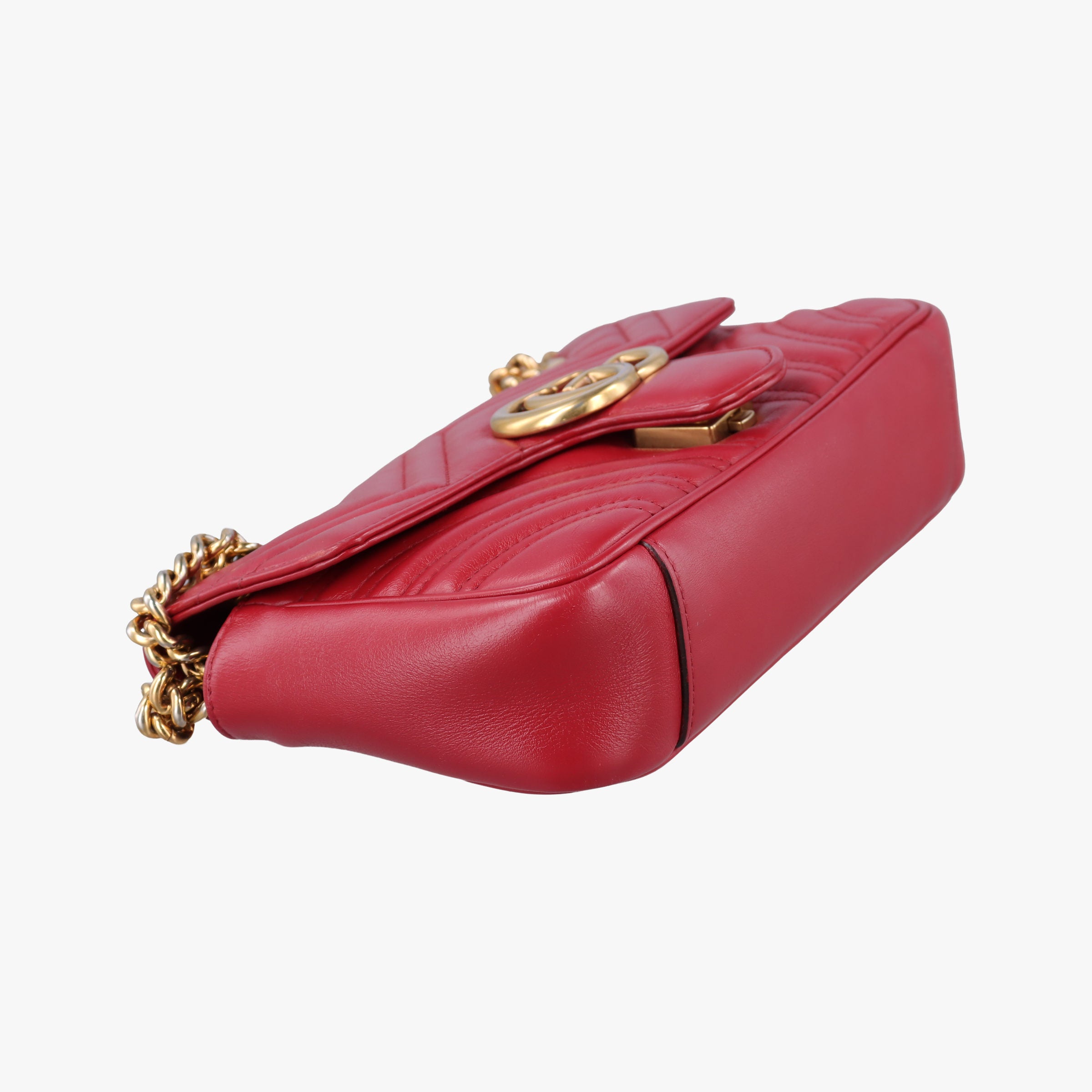 GG Marmont Red Leather 446744 A020098575GGマーモント レッド レザー 446744 A020098575