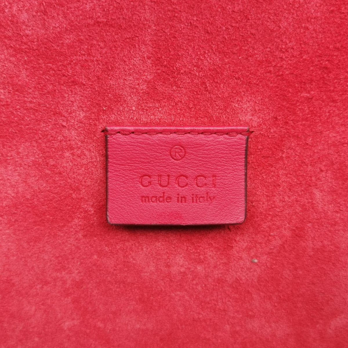 Pre-owned Gucci Dionysus beige×red PVC coated canvas × suede 400249 shoulderbag | stylenewstar