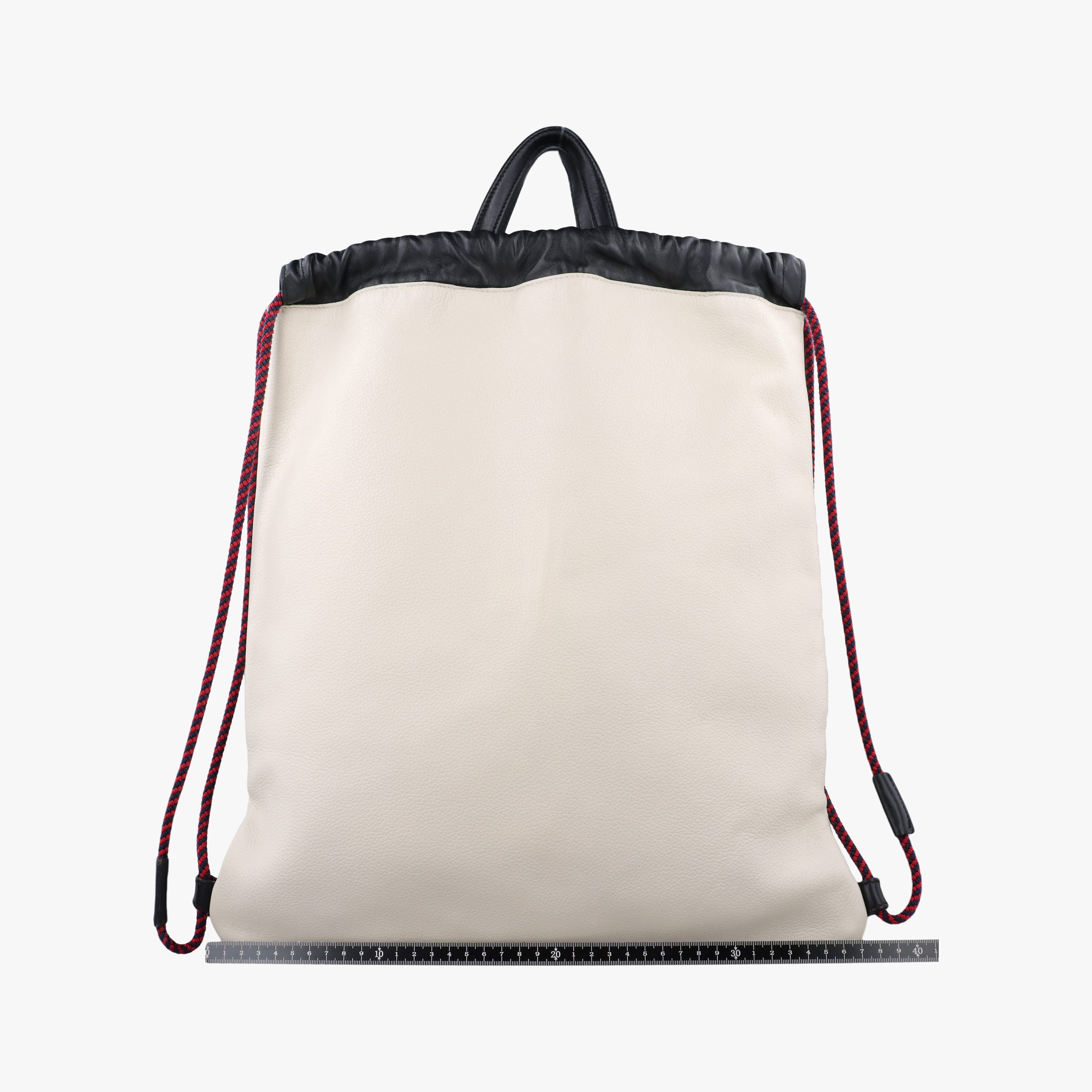 Print Drawstring White Leather 516639 G023688950グッチプリント ドロー ストリング ホワイト レザー 516639 G023688950