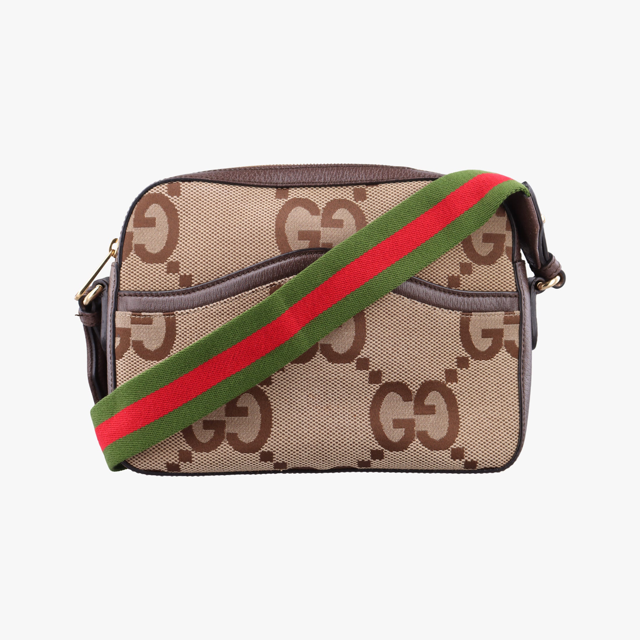 Jumbo GG Messenger Brown canvas×leather 675891 G038290643ジャンボGG メッセンジャー ブラウン キャンバス×レザー 675891 G038290643