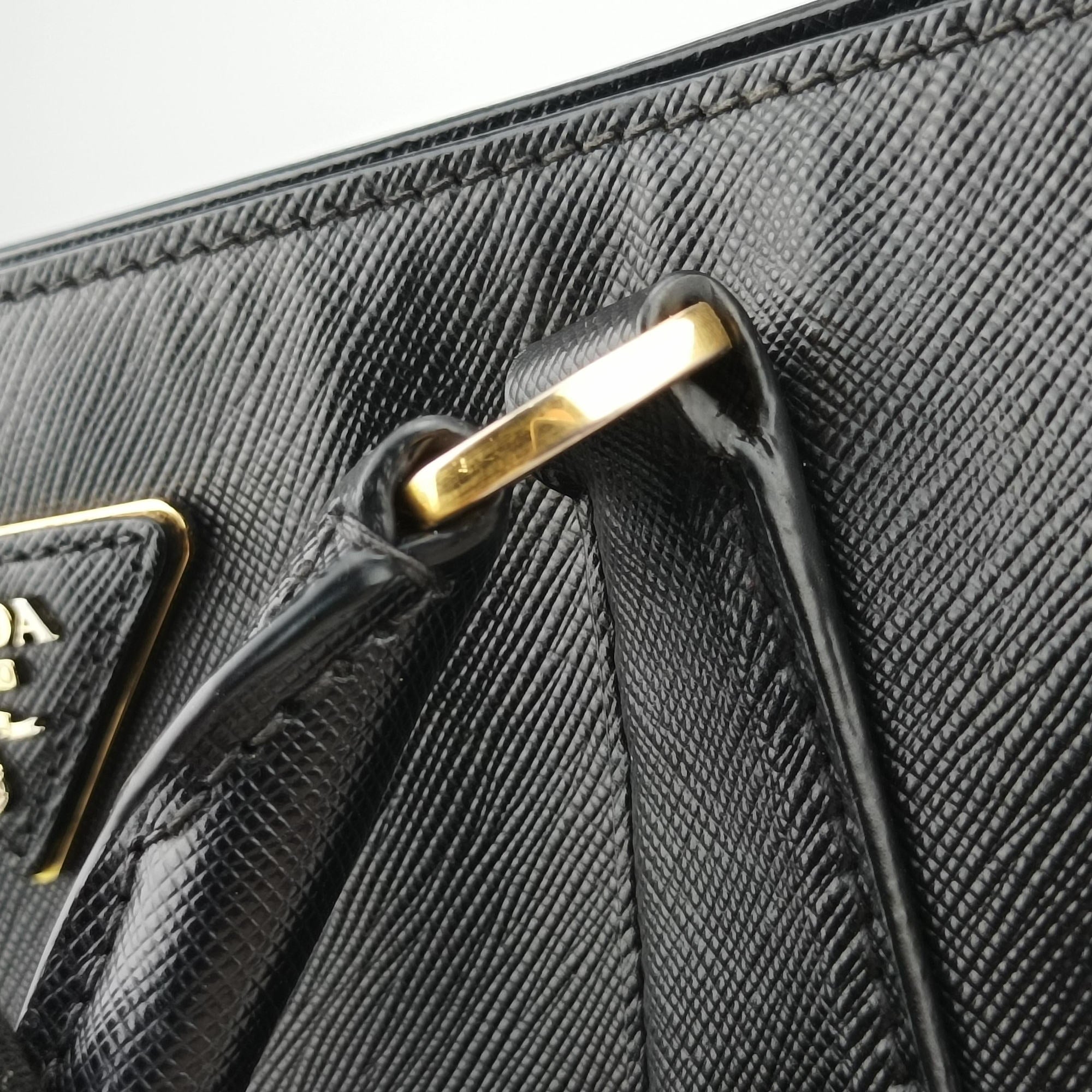 Galleria Black SAFFIANO Leather BN2274 7 V 173ガレリア ブラック サフィアーノレザー BN2274 7 V 173