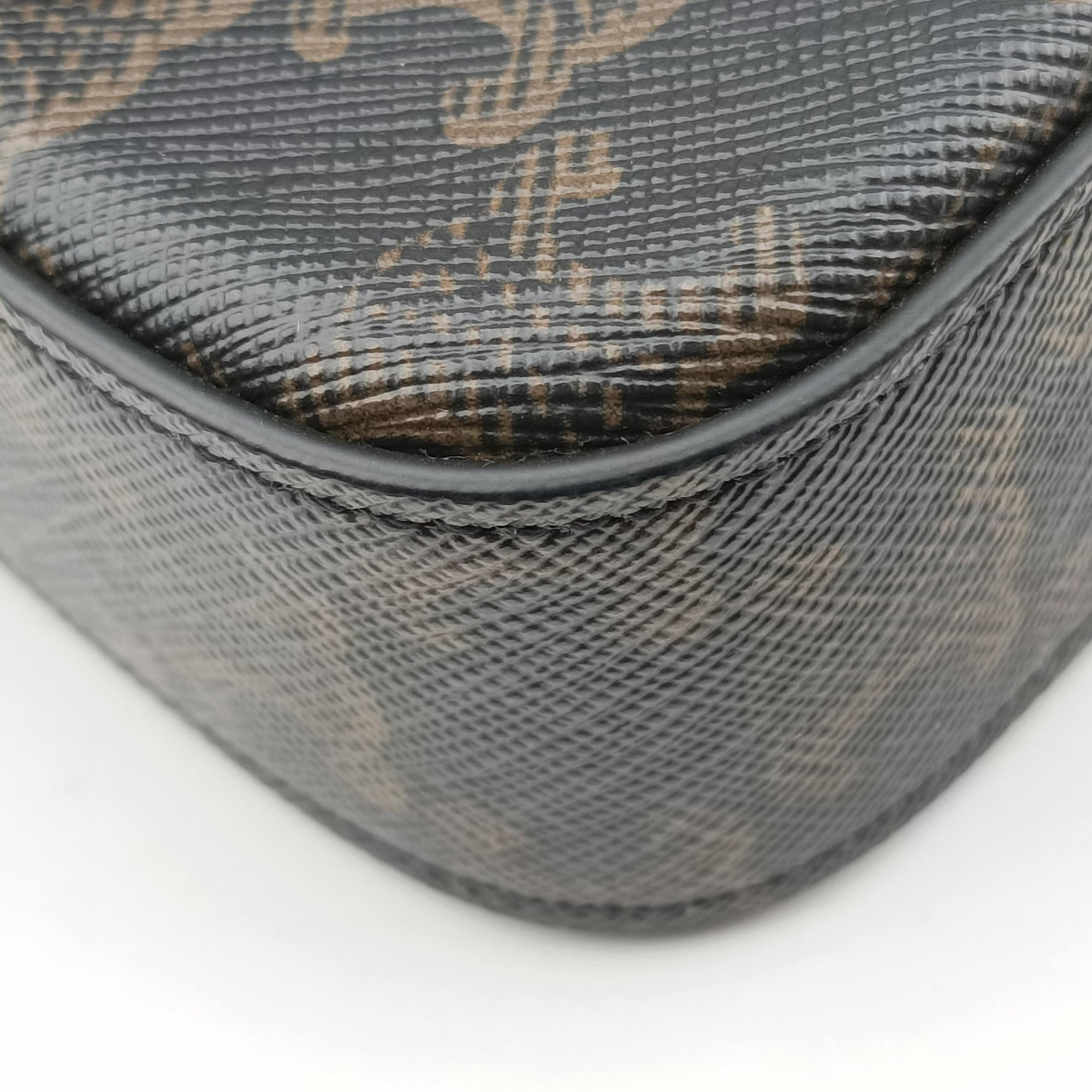 TRIOMPHE Brown PVC coated canvas F-CU-1242トリオンフ ブラウン PVCコーティングキャンバス F-CU-1242