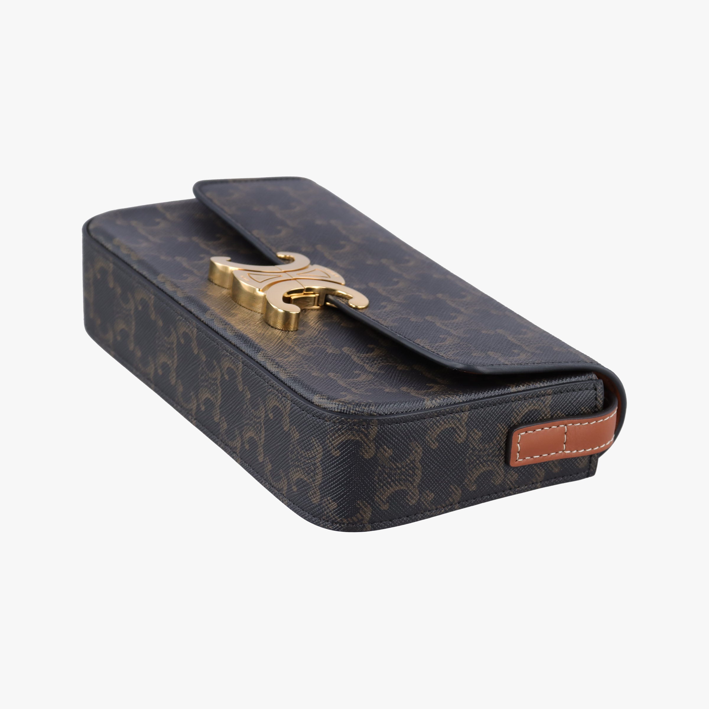 TRIOMPHE Brown PVC coated canvas F-CU-1242トリオンフ ブラウン PVCコーティングキャンバス F-CU-1242