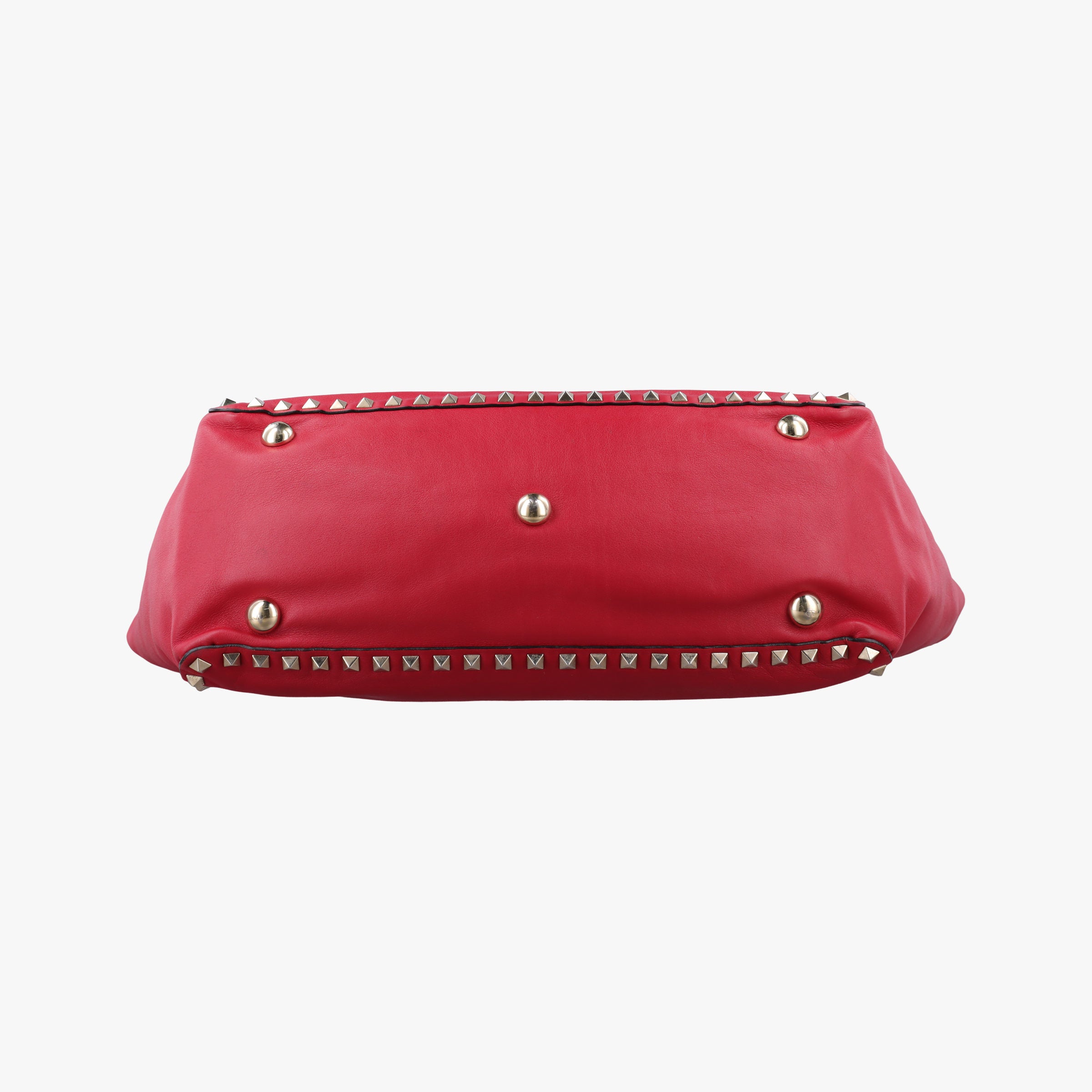 Rockstud Red Leather Lot number unknownロックスタッズ レッド レザー 製番不明