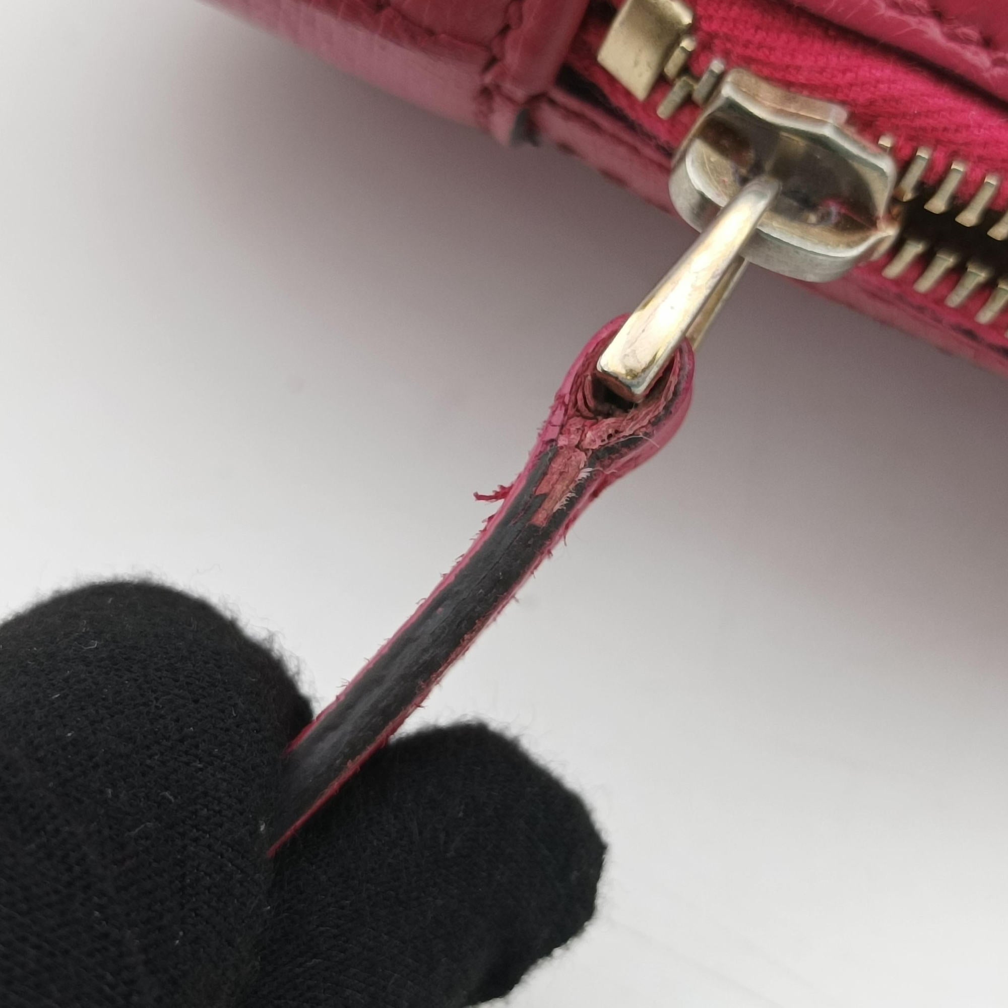 Microguccissima Rose Leather 309617 E014148173マイクログッチシマ ローズ レッド レザー 309617 E014148173