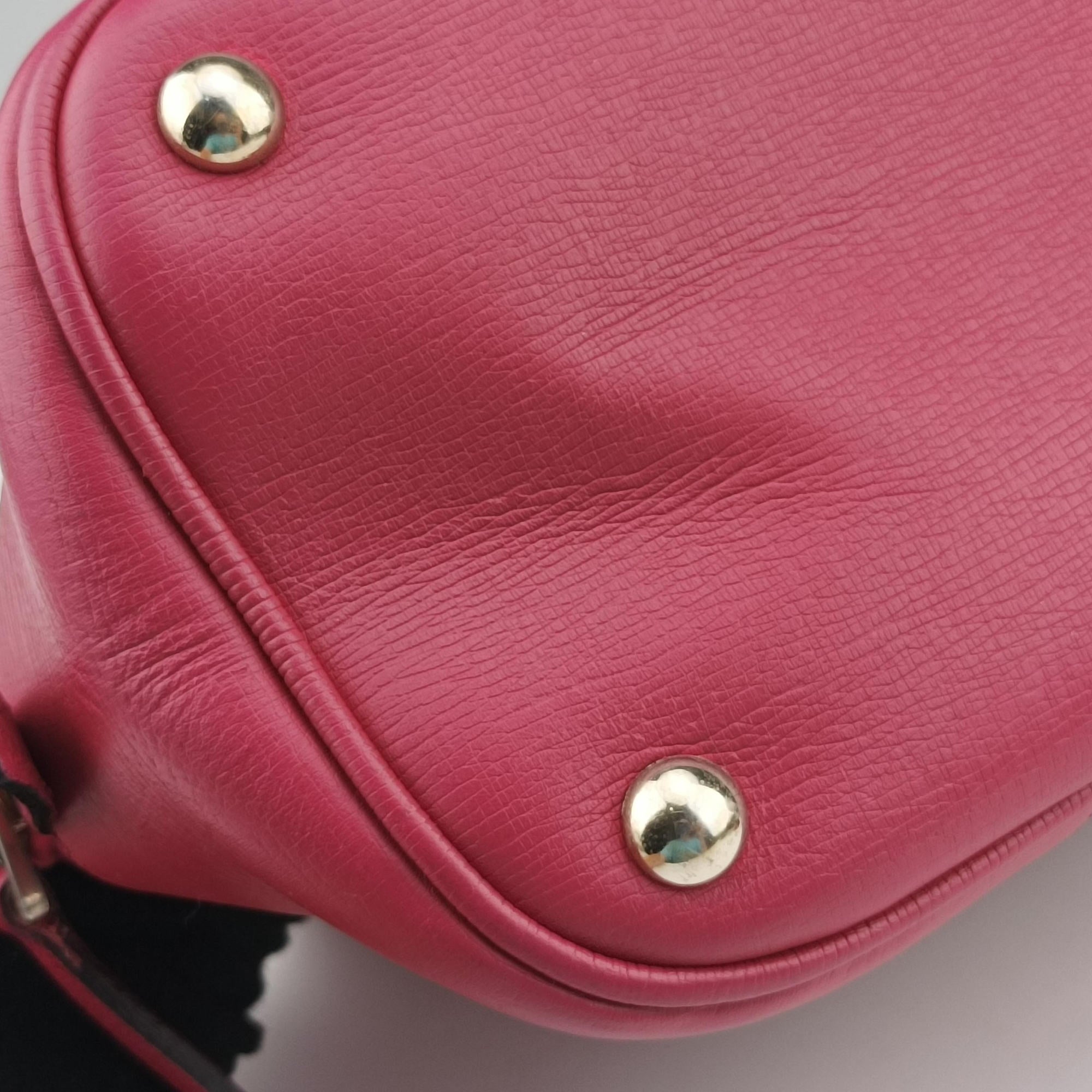 Microguccissima Rose Leather 309617 E014148173マイクログッチシマ ローズ レッド レザー 309617 E014148173