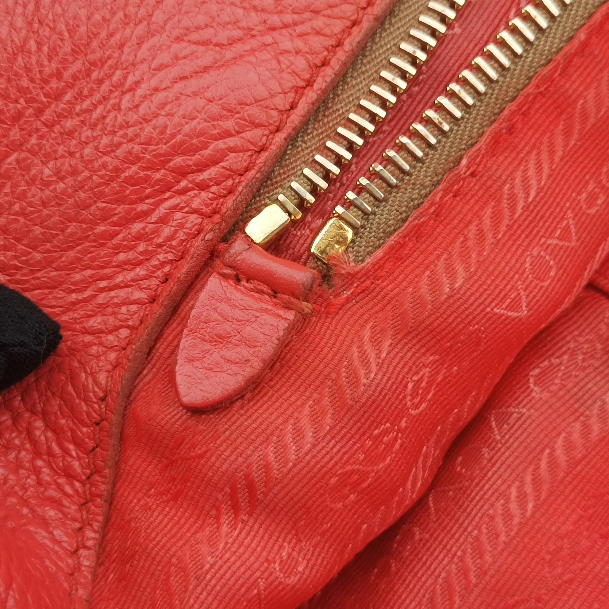 Turquoise New Look Panier Red Leather 117ターコイズ ニュールック パニエ レッド レザー 117