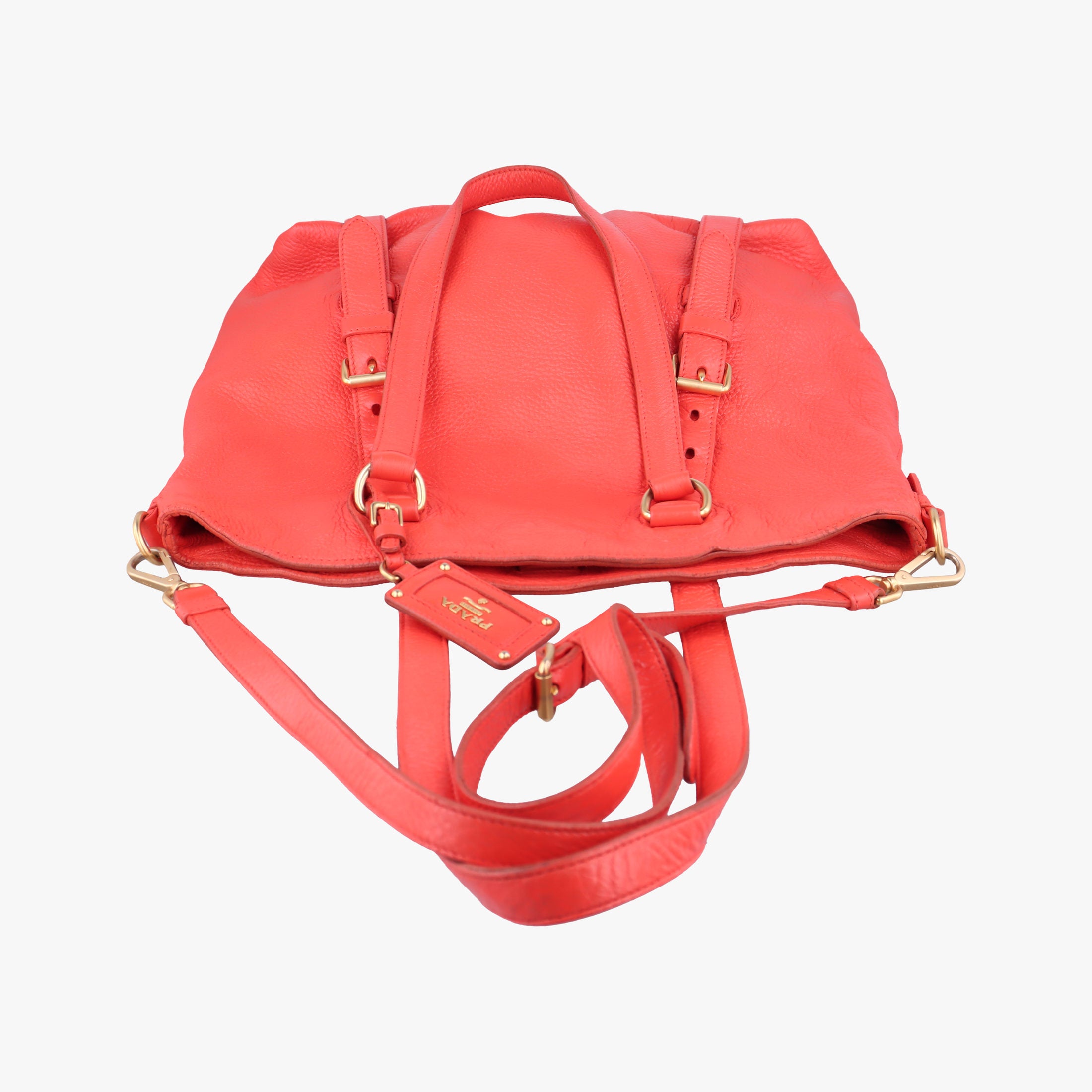 Turquoise New Look Panier Red Leather 117ターコイズ ニュールック パニエ レッド レザー 117