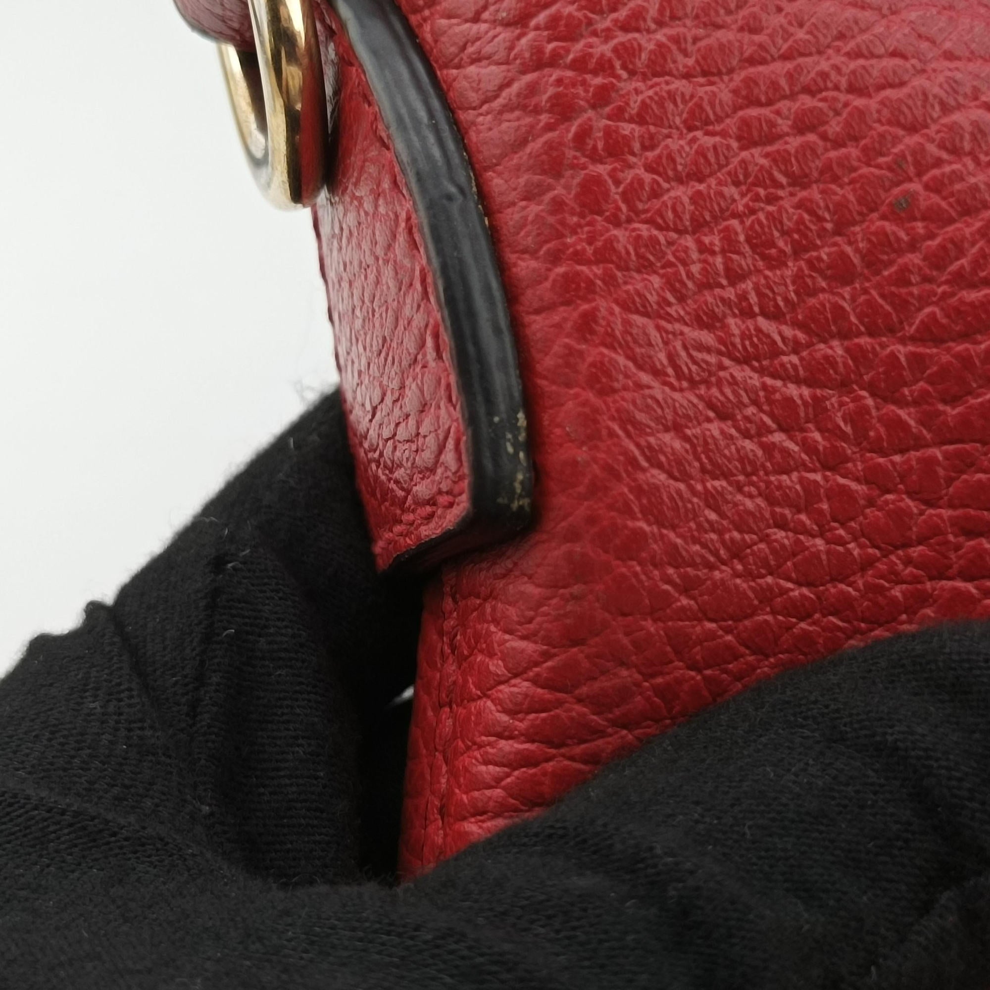 interlocking G Charmy Red Leather 449659 H022927099インターロッキングG チャーム アウトレット レッド レザー 449659 H022927099