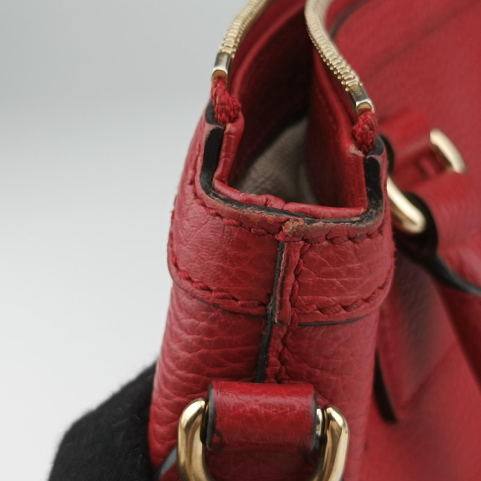 interlocking G Charmy Red Leather 449659 H022927099インターロッキングG チャーム アウトレット レッド レザー 449659 H022927099