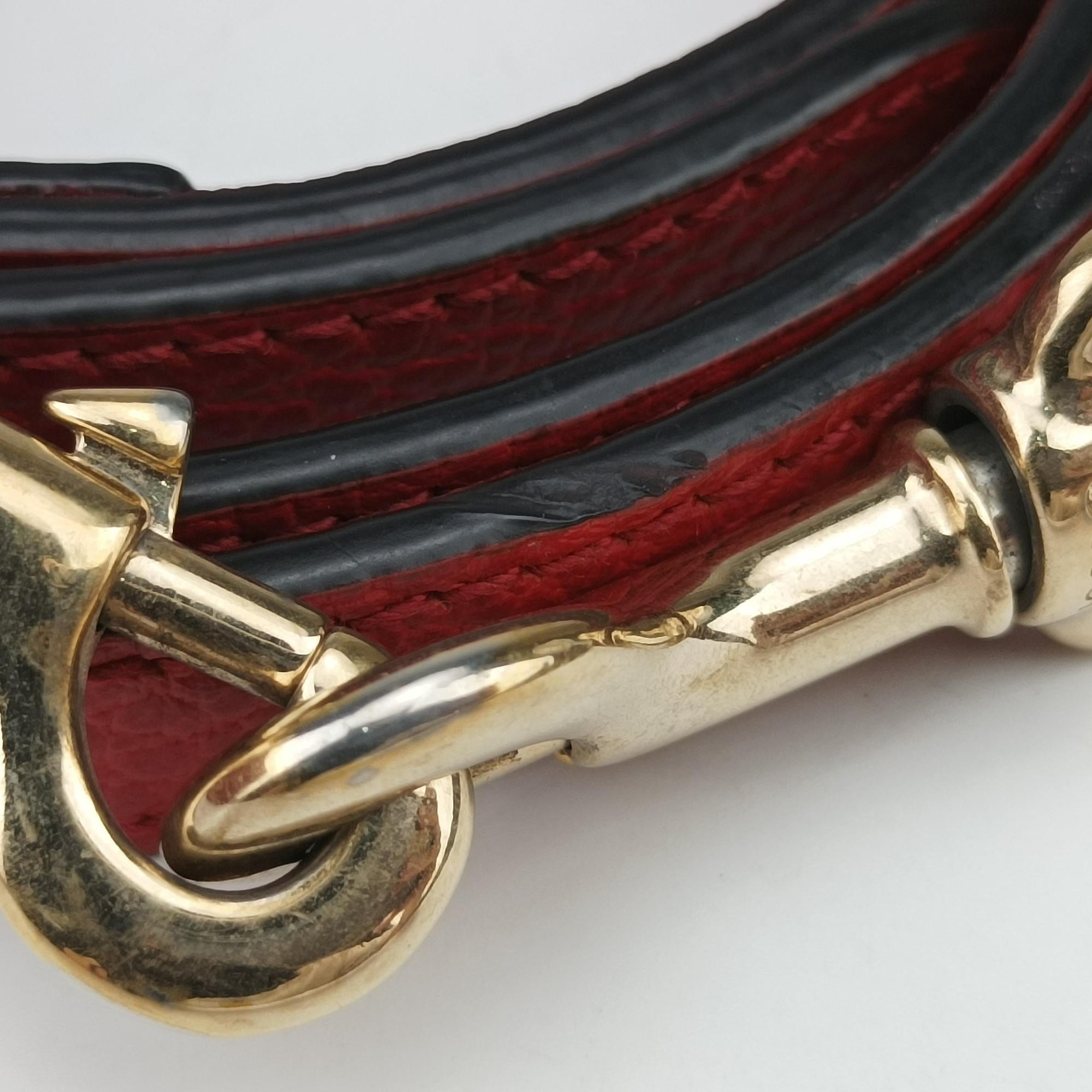 interlocking G Charmy Red Leather 449659 H022927099インターロッキングG チャーム アウトレット レッド レザー 449659 H022927099