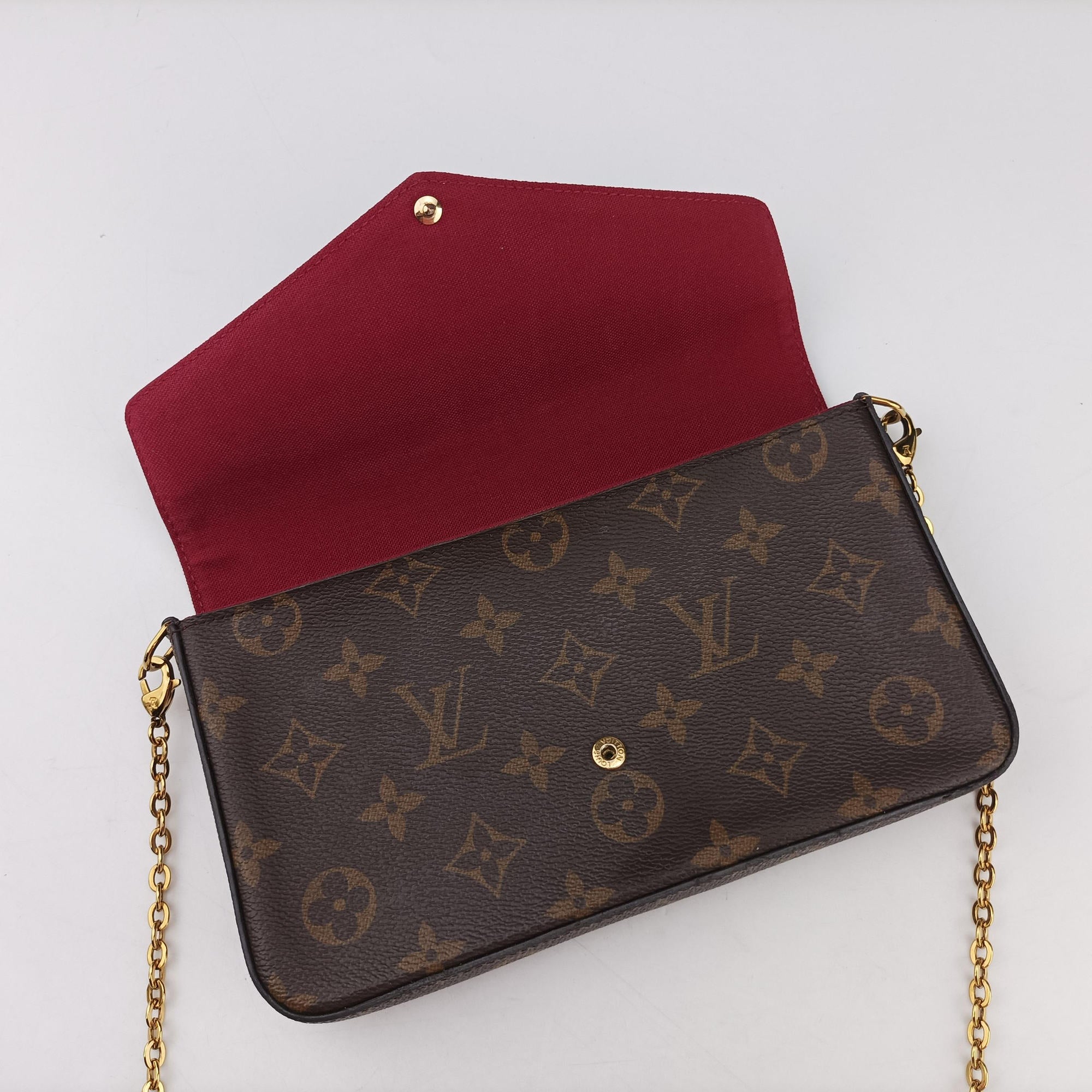 Pochette Felicie Brown Monogram Canvas M61276 FH3220 IC Chipポシェット フェリシー モノグラム/ブラウン モノグラムキャンバス M61276 FH3220 ICチップ