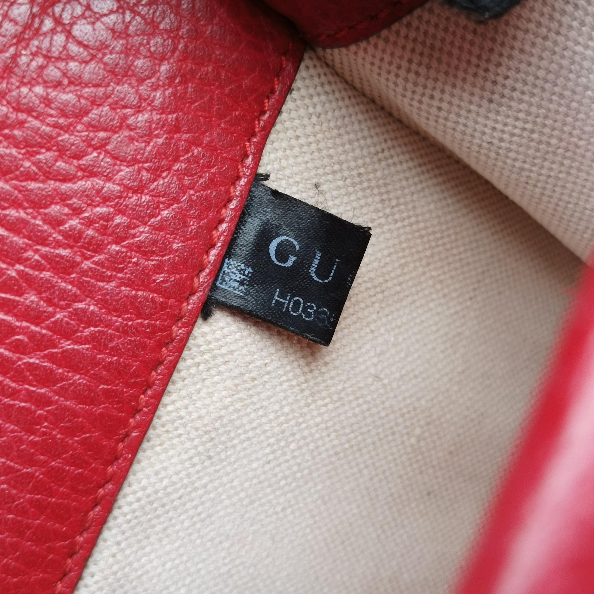 Dionysus Red Leather 499623 Lot number unknownデュオニソス レッド レザー 499623 製番不明