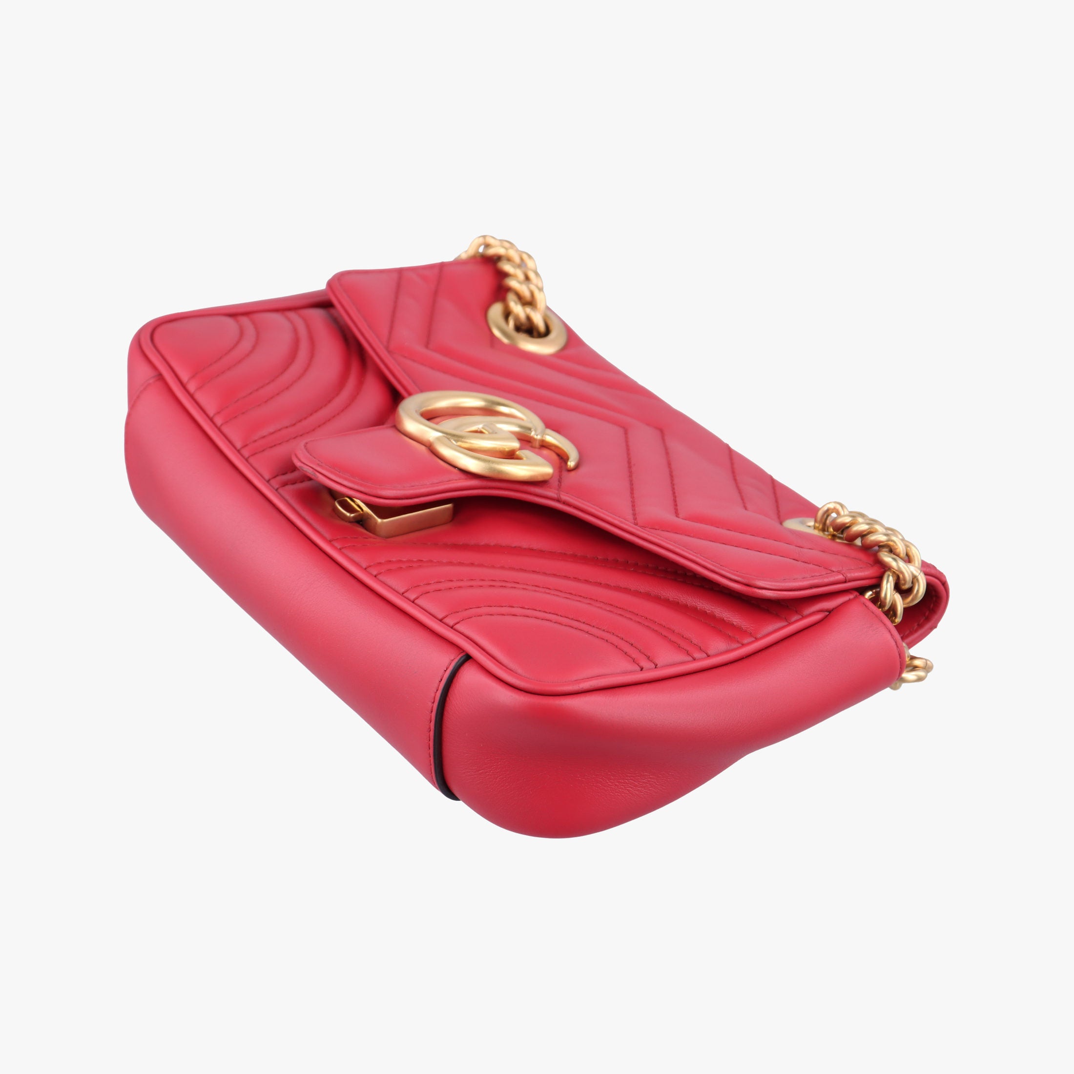 GG Marmont Red Leather 446744 C027769351GGマーモント レッド レザー 446744 C027769351