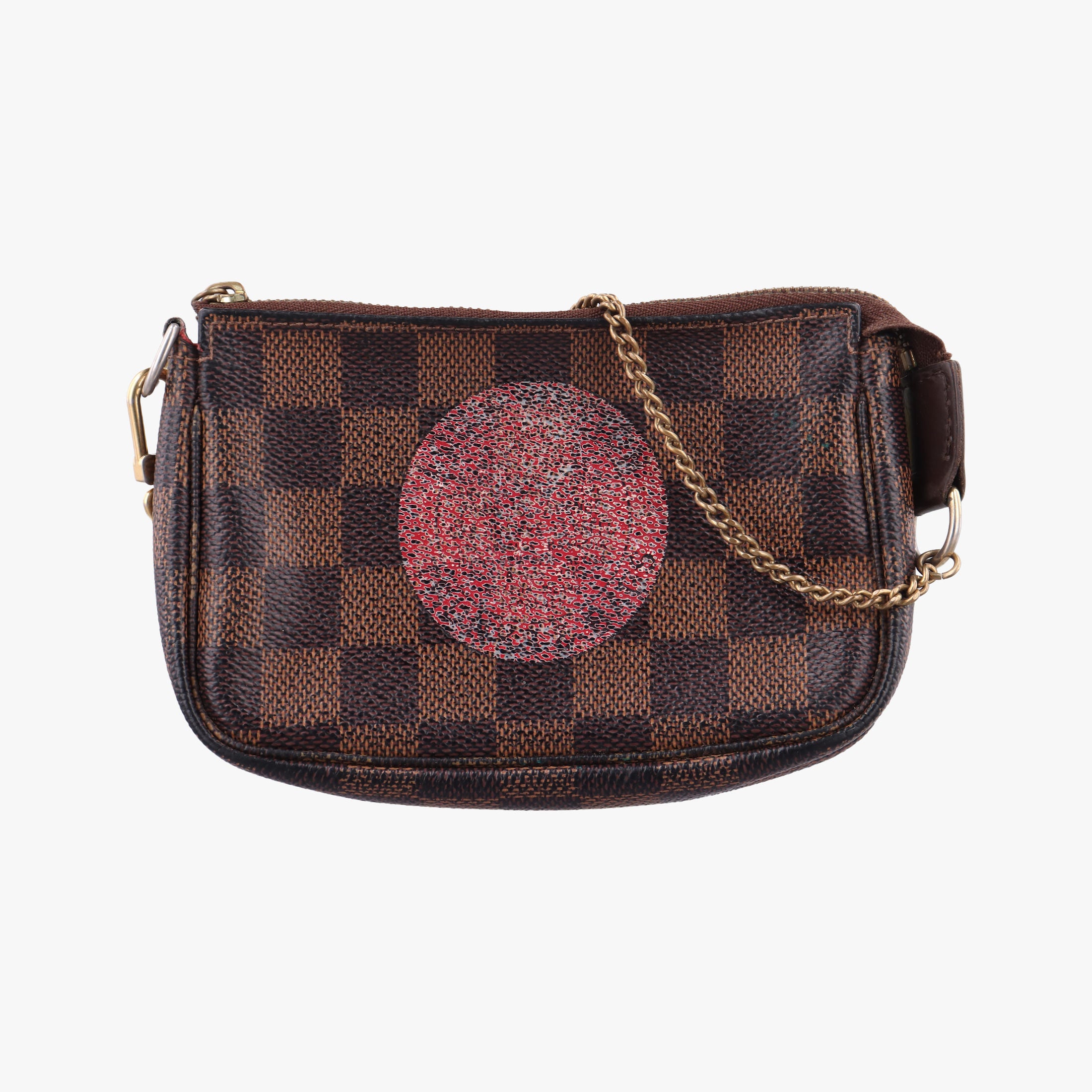 T&B Mini Pochette Accessoires EBENE×multi Damier Canvas N58011 DU4019ミニ ポシェット アクセソワールT&B エベヌ×マルチ ダミエキャンバス N58011 DU4019