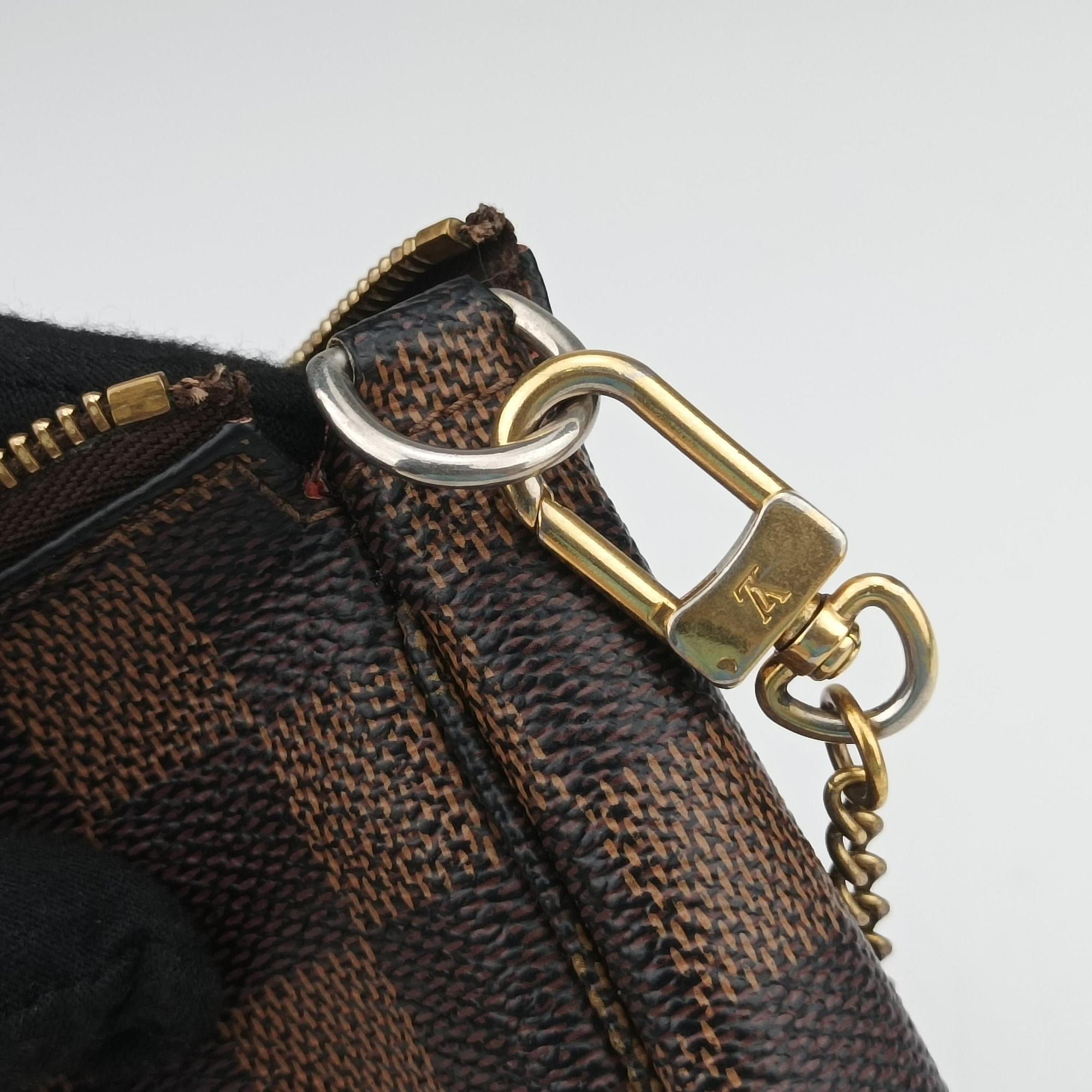 T&B Mini Pochette Accessoires EBENE×multi Damier Canvas N58011 DU4019ミニ ポシェット アクセソワールT&B エベヌ×マルチ ダミエキャンバス N58011 DU4019