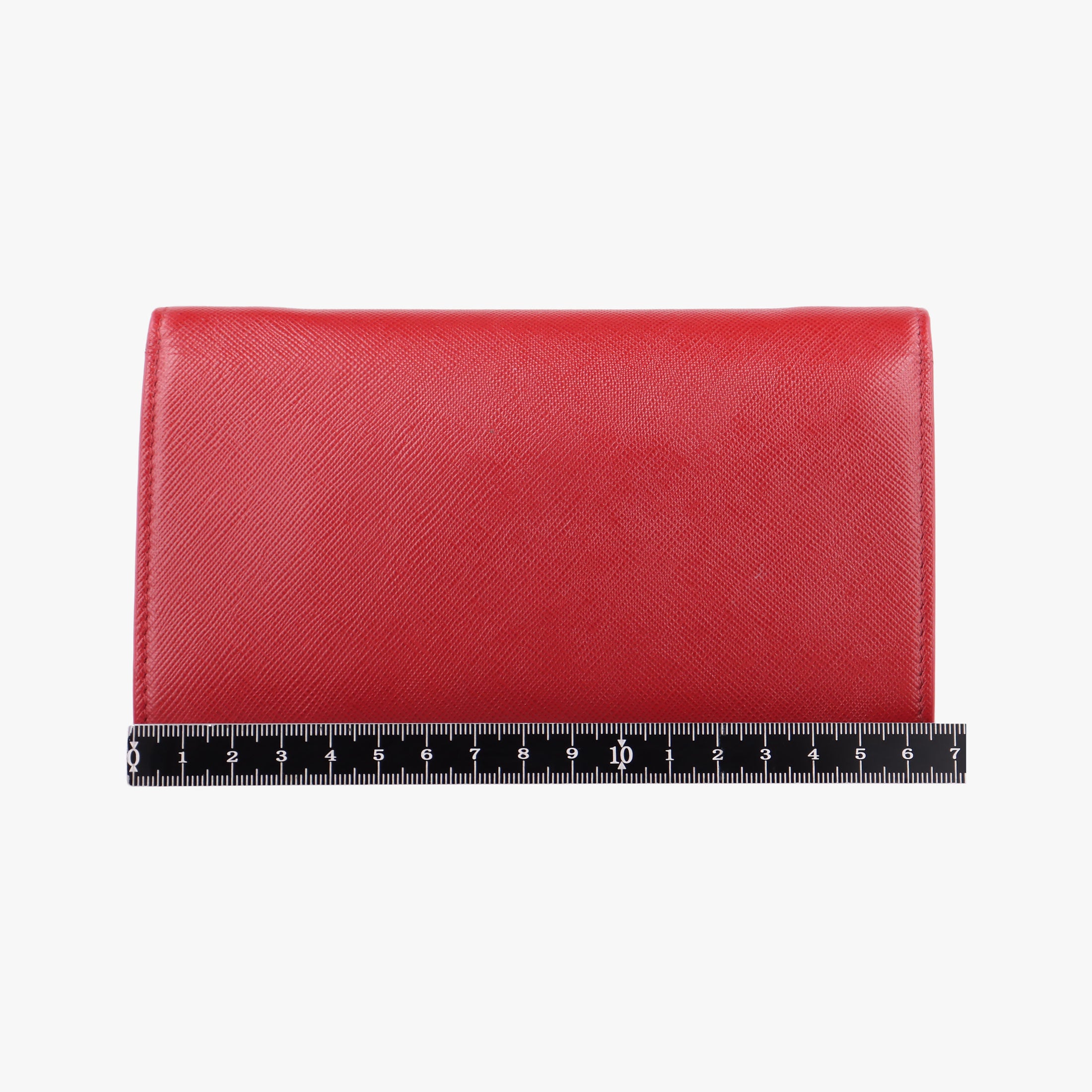 Envelope Red x Orange Saffiano Leather 178エンベロープ レッド x オレンジ サフィアーノレザー 178