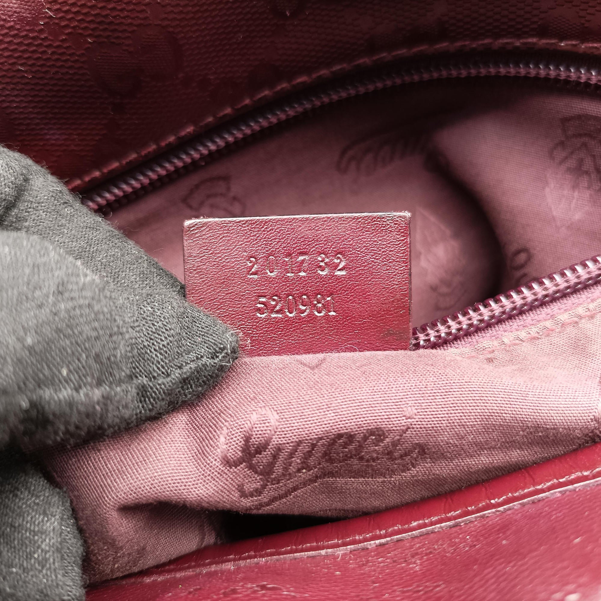 GG Plus Messenger Burgundy PVC coated canvas 201732 C7030608GGプラス メッセンジャー ワインレッド PVCコーティングキャンバス 201732 C7030608