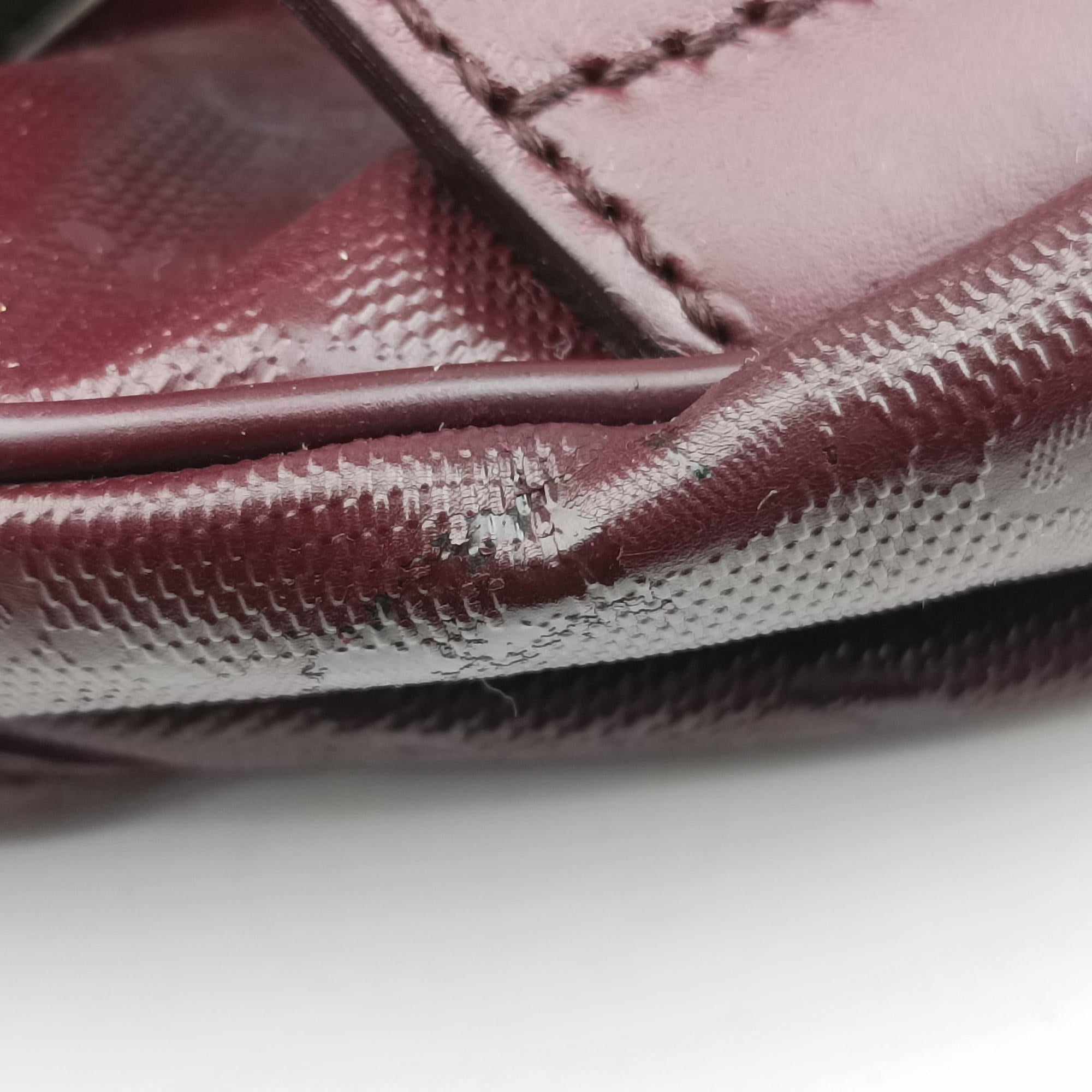 GG Plus Messenger Burgundy PVC coated canvas 201732 C7030608GGプラス メッセンジャー ワインレッド PVCコーティングキャンバス 201732 C7030608