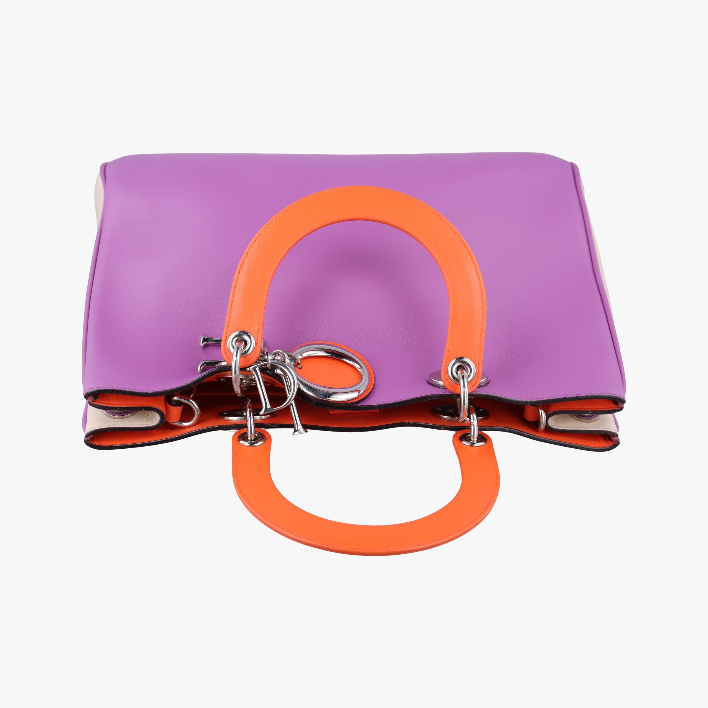 Diorissimo Purple×Orange Leather 09-MA-0134ディオリッシモ パープル×オレンジ レザー 09-MA-0134