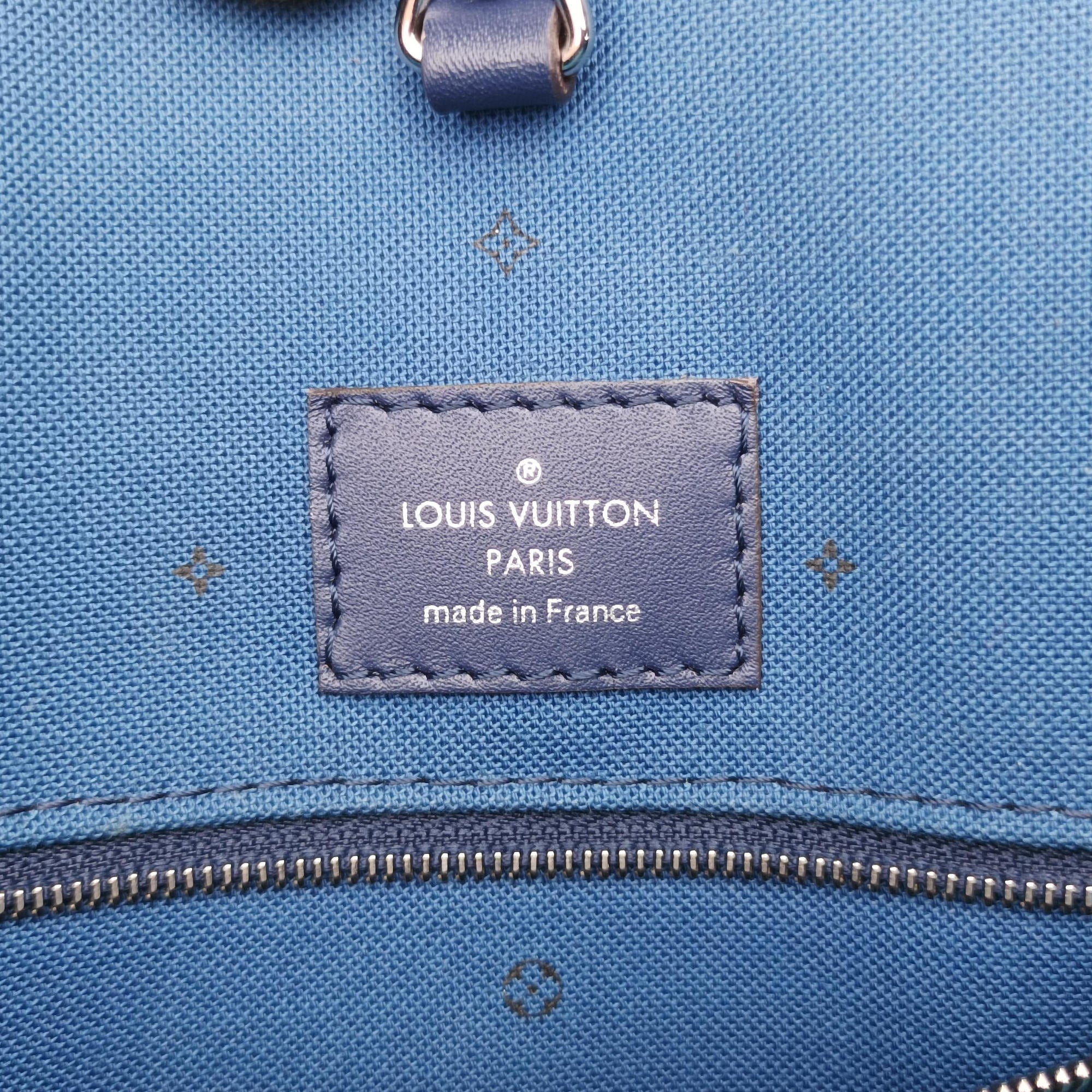 LV ESCALE OnTheGo GM Blue Monogram Giant M45120 FL2200 IC ChipLVエスカル オンザゴーGM ブルー モノグラム ジャイアント M45120 FL2200 ICチップ