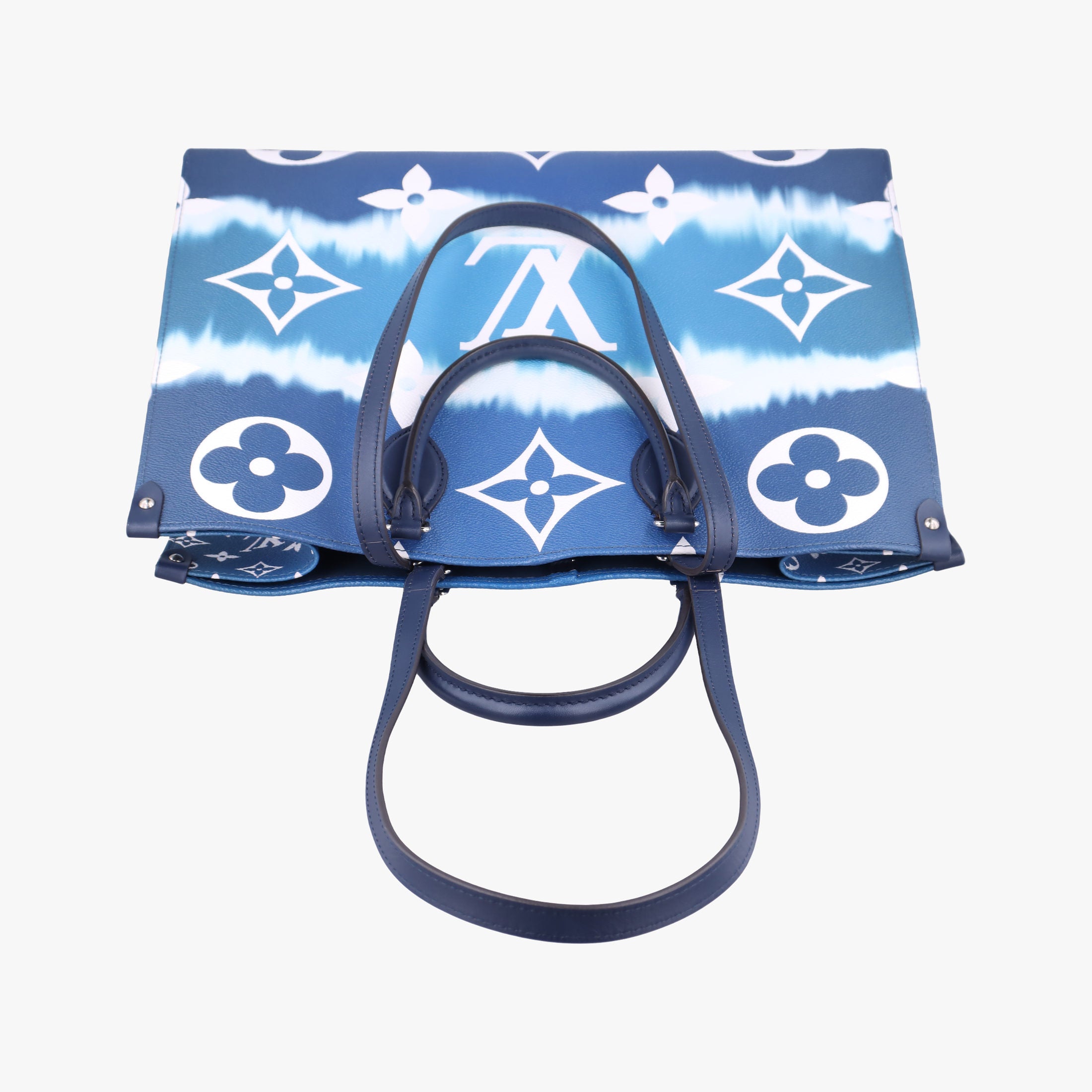 LV ESCALE OnTheGo GM Blue Monogram Giant M45120 FL2200 IC ChipLVエスカル オンザゴーGM ブルー モノグラム ジャイアント M45120 FL2200 ICチップ
