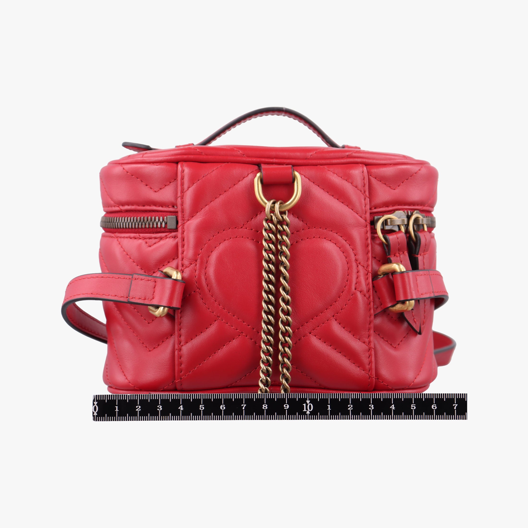 GG Marmont Red Leather 598594 GGマーモント レッド レザー 598594